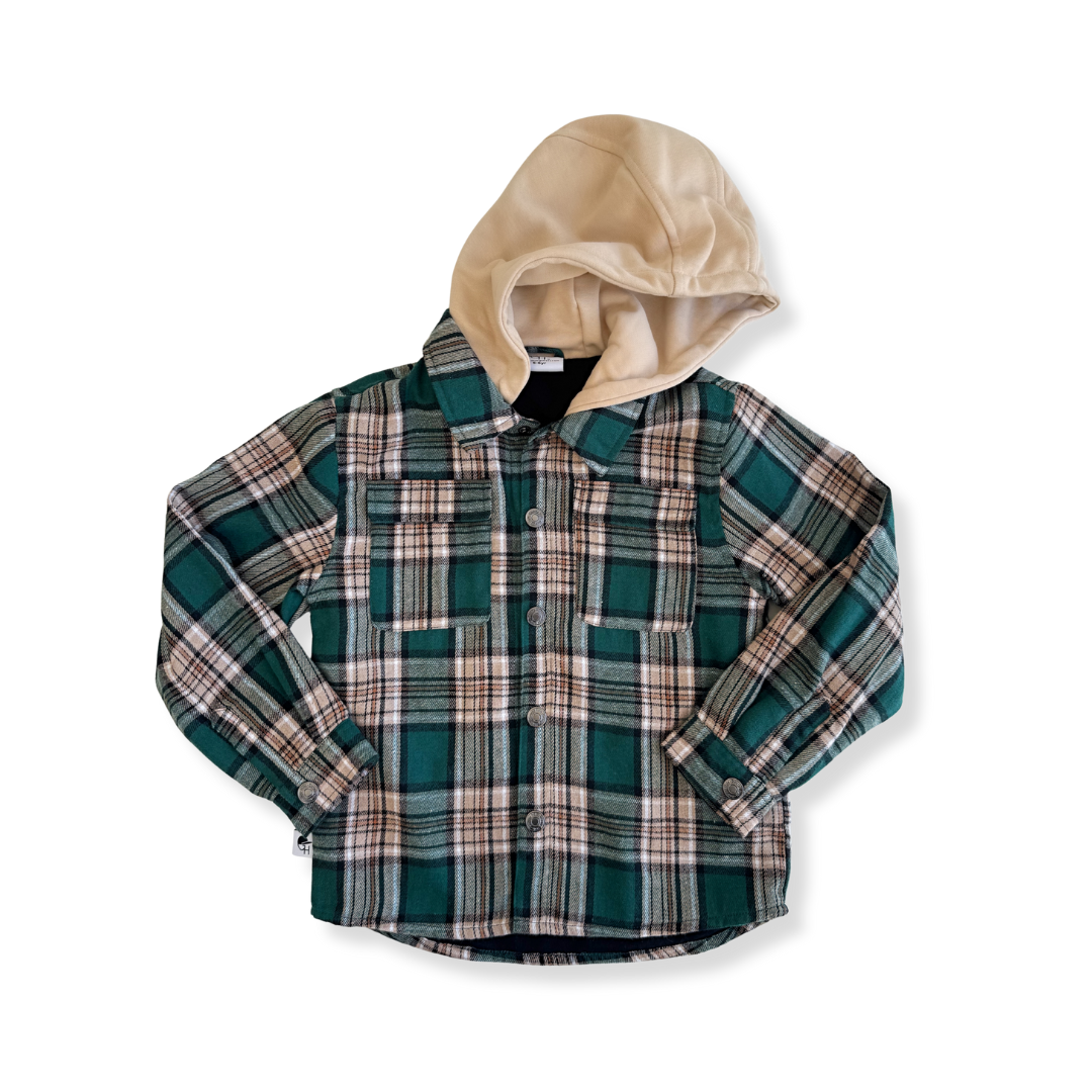 Hooded Double Lined Flannel