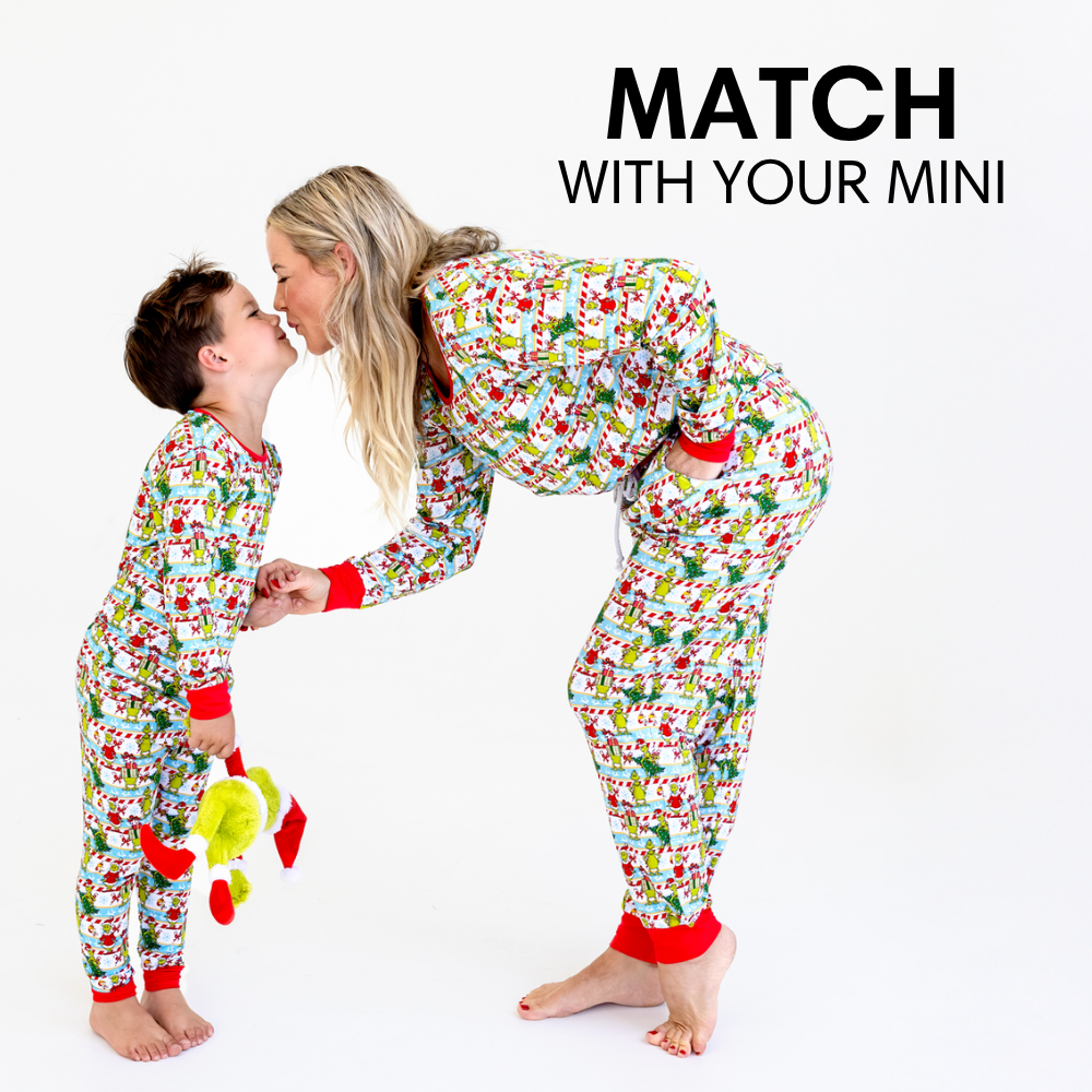 Grinch Adult Bamboo Pajamas