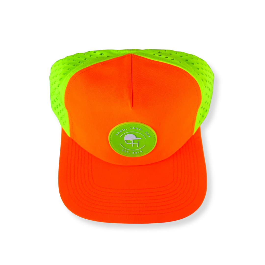 Color Block Neon Spotfast™ Active Trucker
