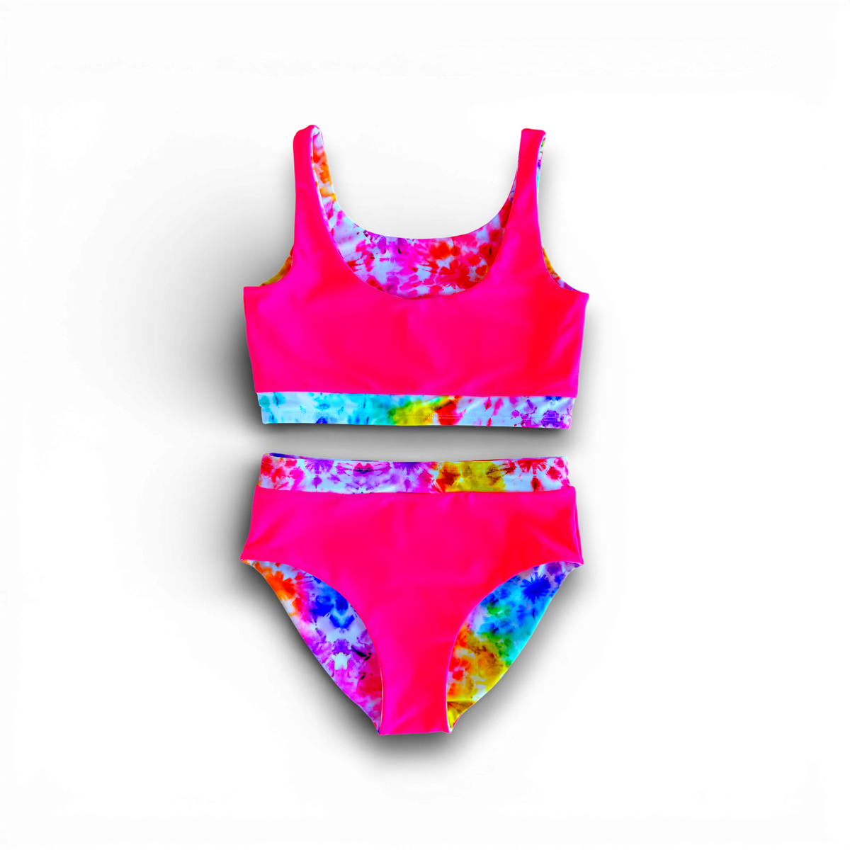 Women's Reversible Tie-Dye 2-piece Swim Suit | George Hats