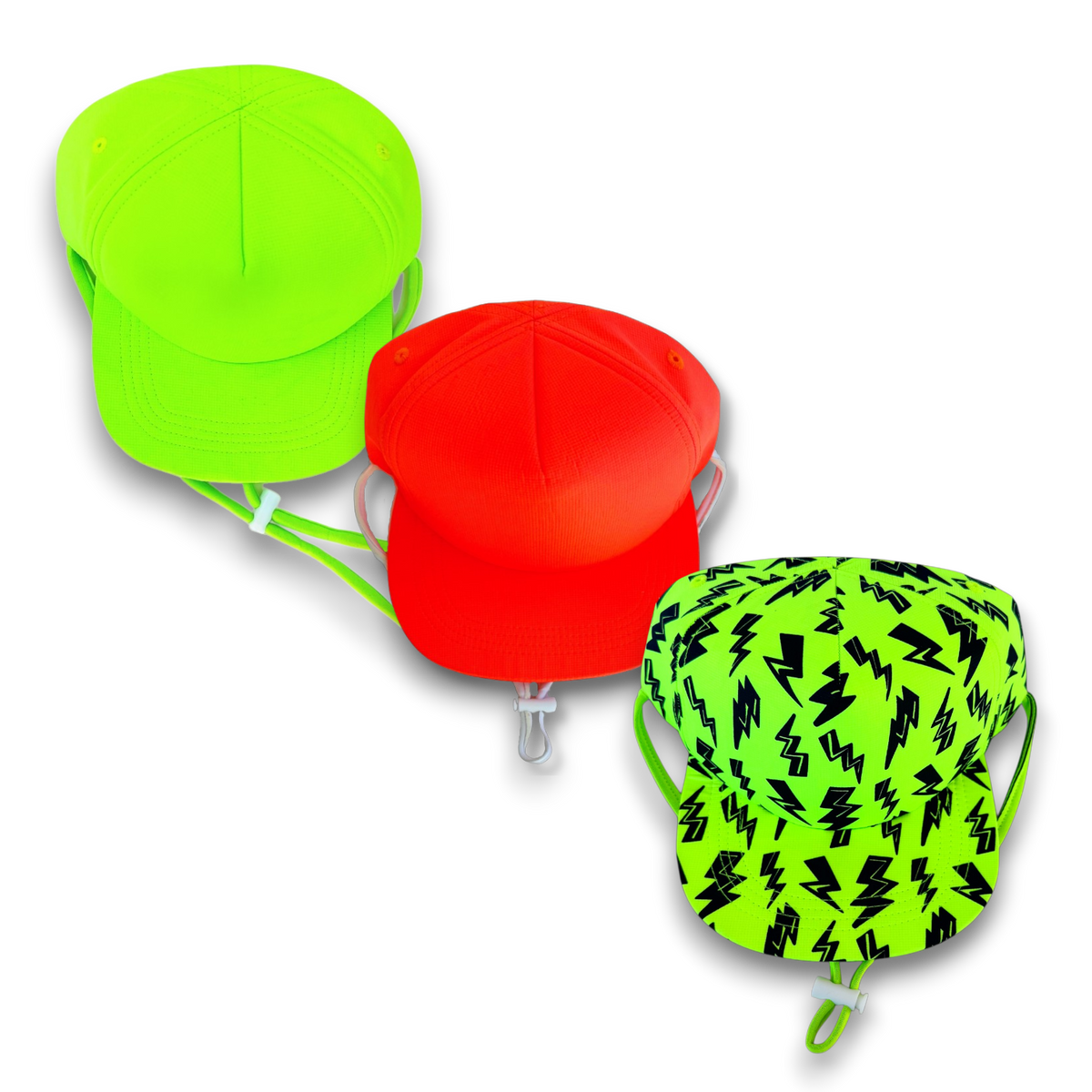 Neon Spotfast™ Surf Hat | Stay on waterproof Kids hats | George Hats