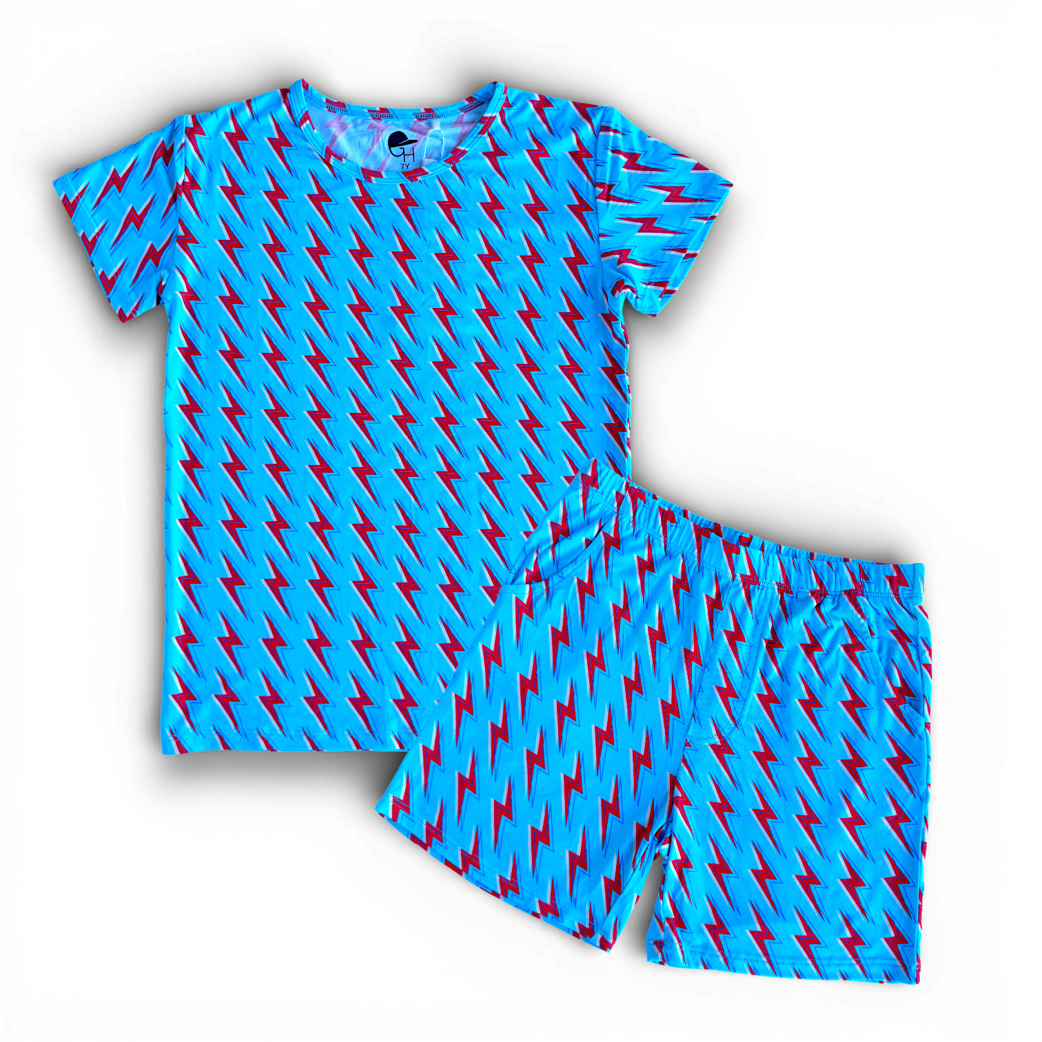 Patriotic Pocket Shorts Pajamas