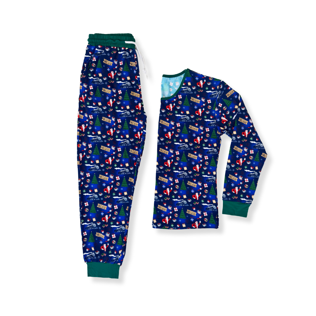 The Polar Express Adult Bamboo Pajamas