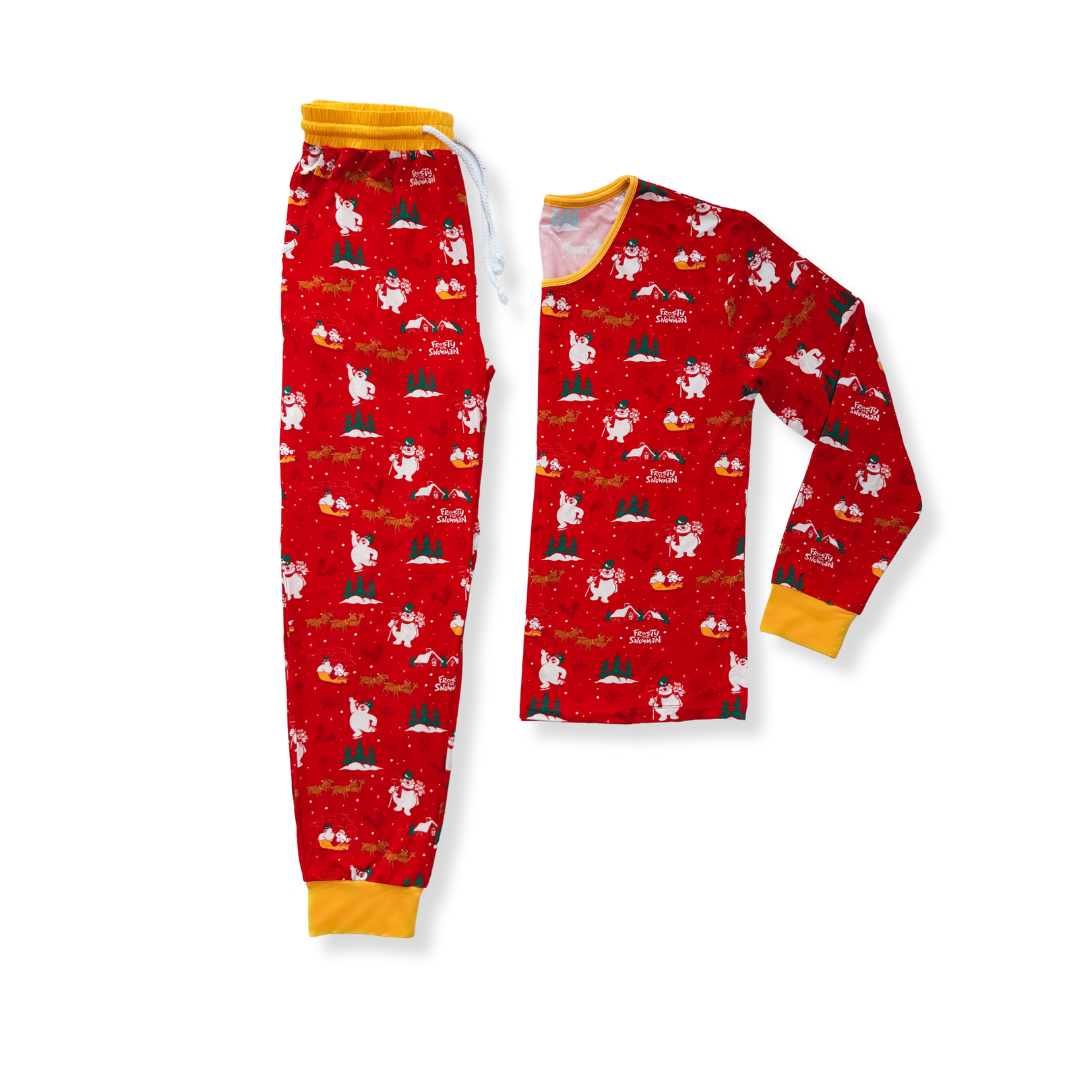 Frosty The Snowman Adult Bamboo Pajamas