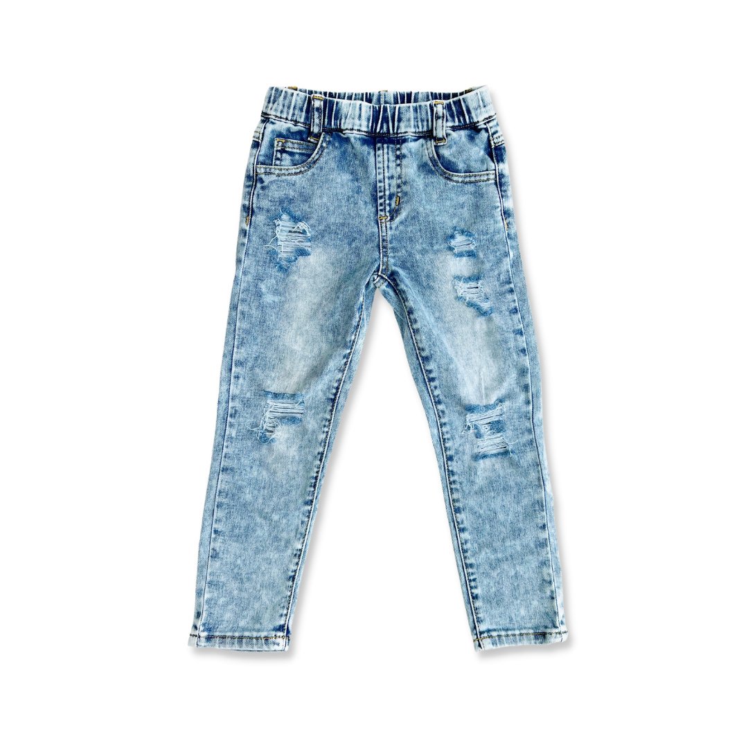Acid Wash Blue Denim Jeans | Pants the will outlast & perform  
