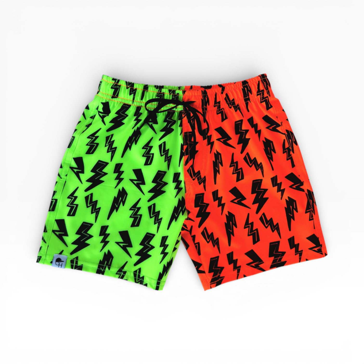 Bolt Color Block Neon Spotfast™ Hybrid Swim Shorts
