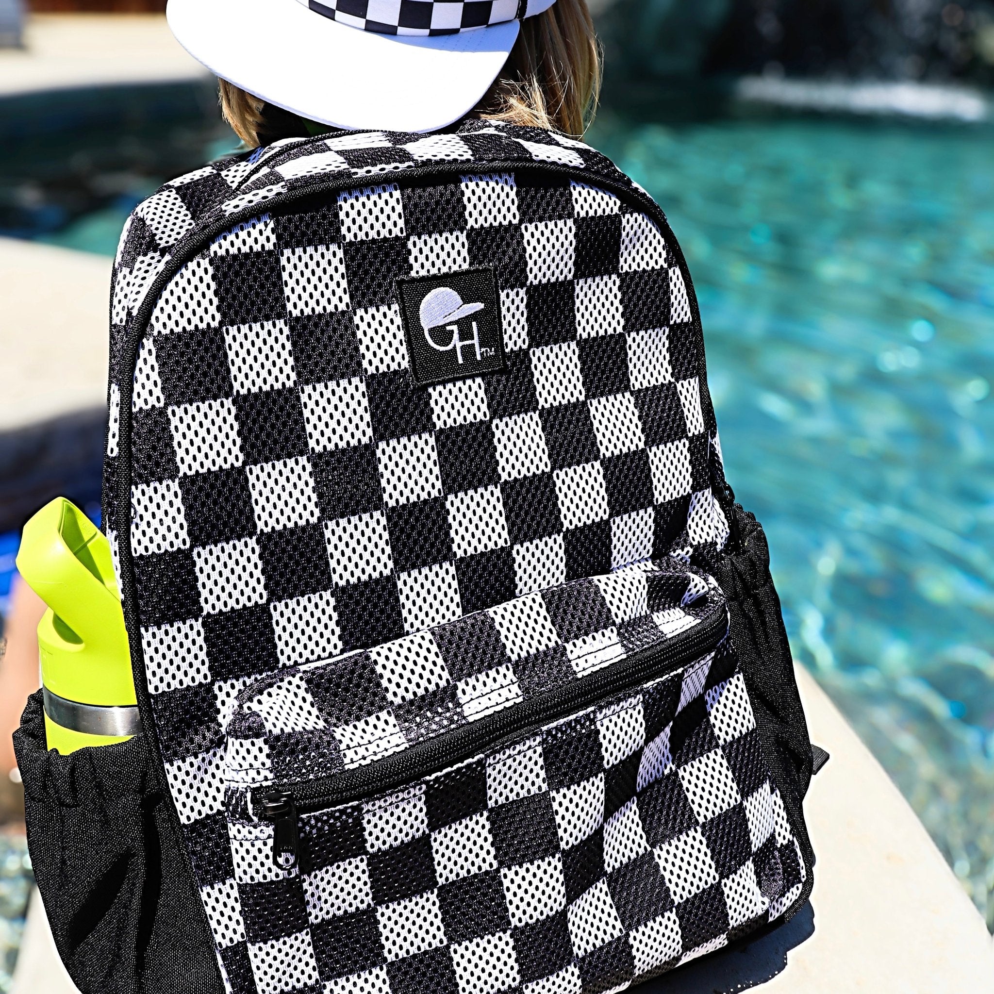Check Mesh Backpack - George Hats