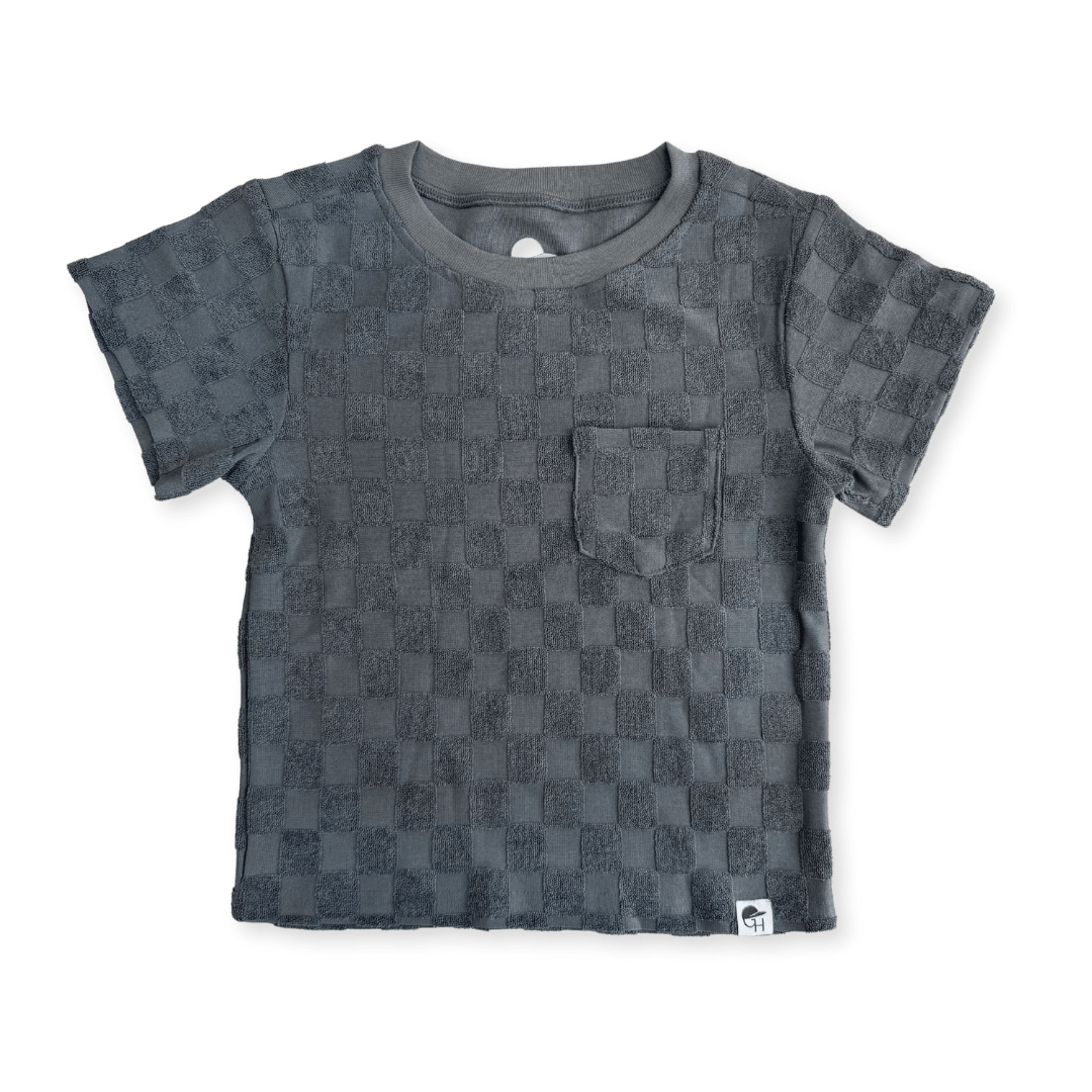 Check Terry Pocket Tee - George Hats