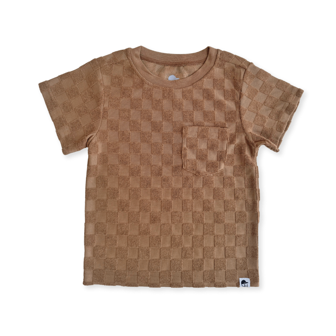 Check Terry Pocket Tee - George Hats