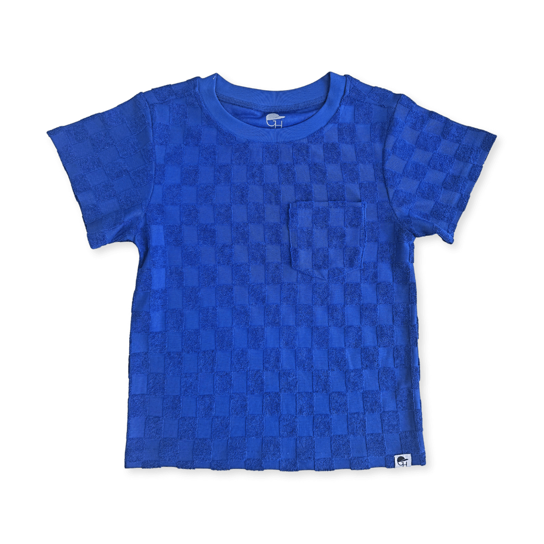 Check Terry Pocket Tee - George Hats