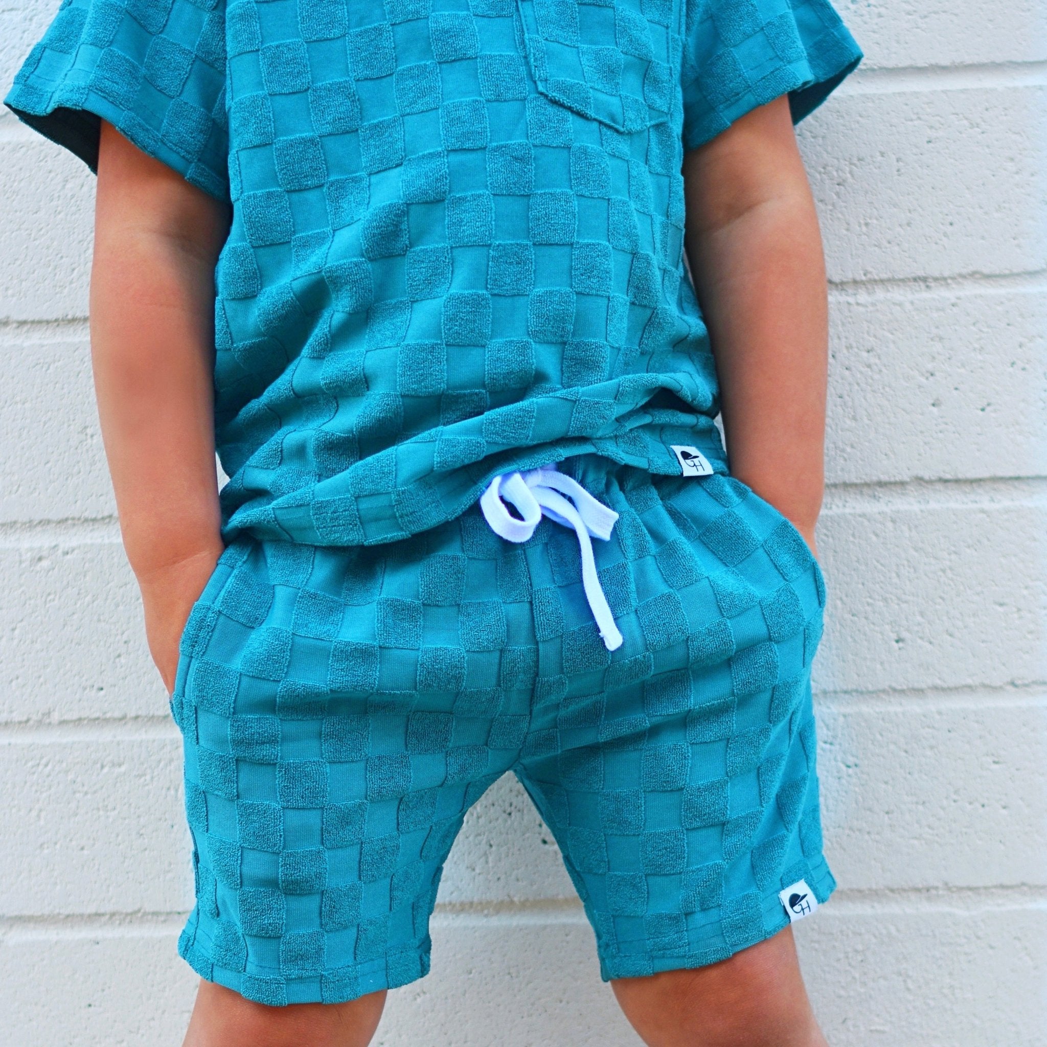 Check Terry Pocket Tee - George Hats