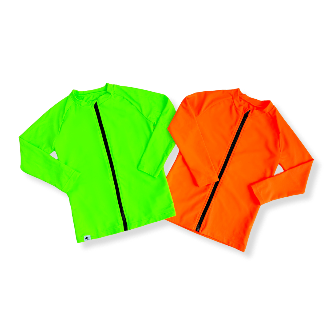 Neon Zip Swim Shirt - George Hats