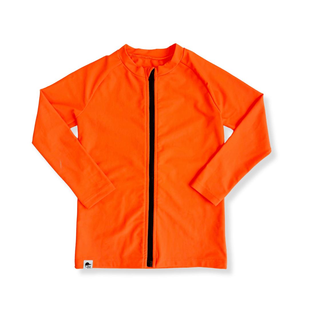 Neon Zip Swim Shirt - George Hats