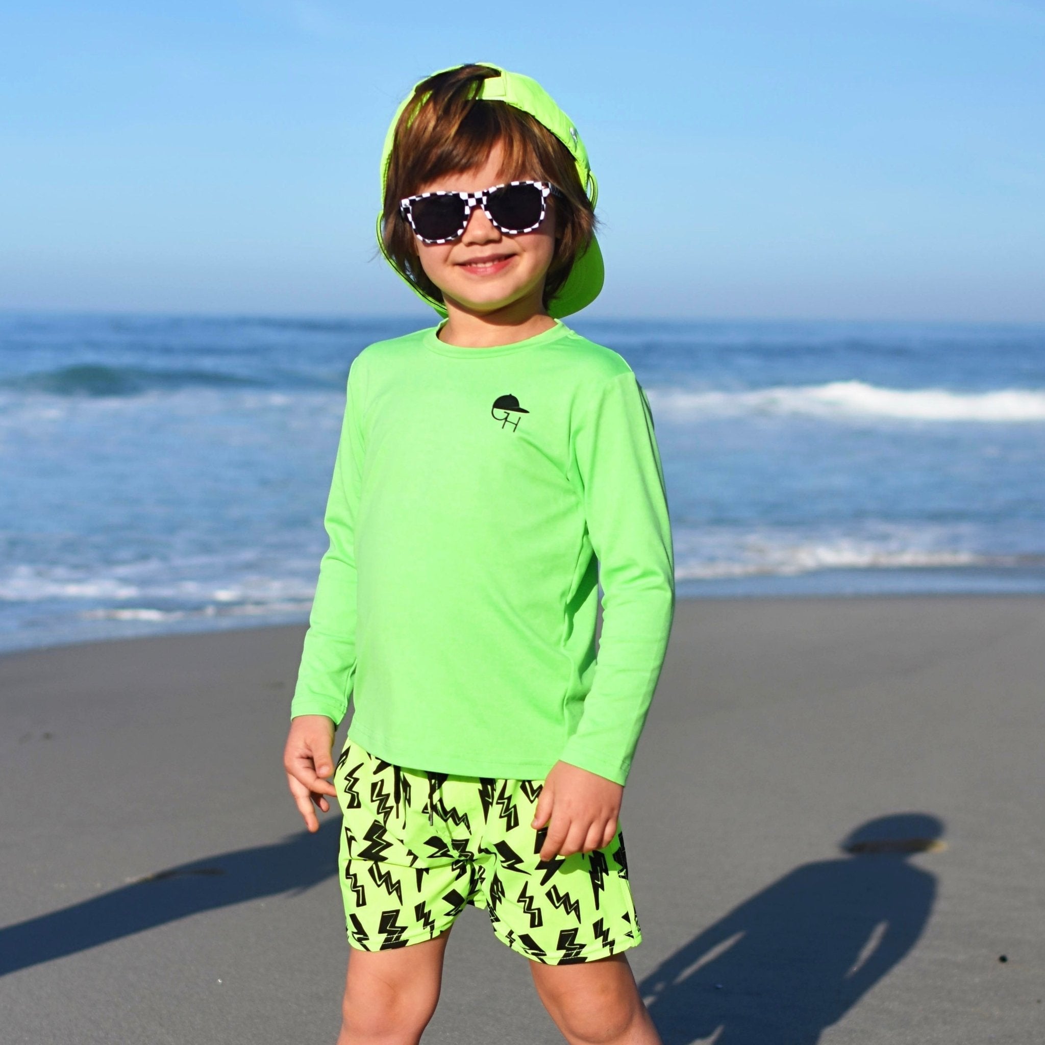 Sun Protection Long Sleeve Swim Shirt - George Hats