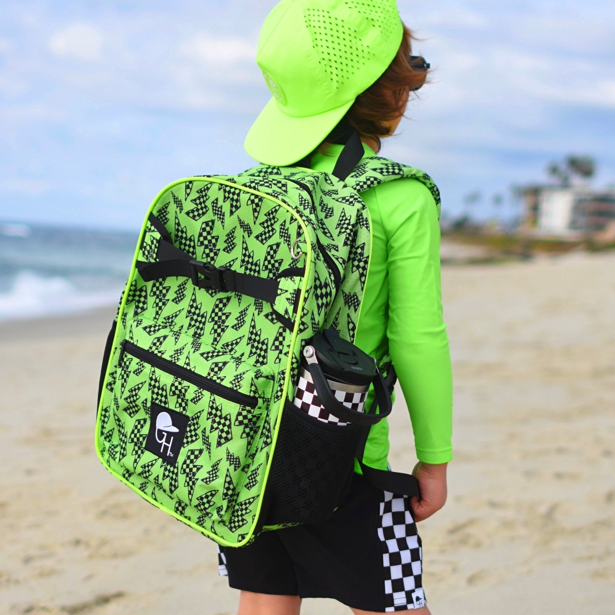 Waterproof Check Bolt Backpack - George Hats