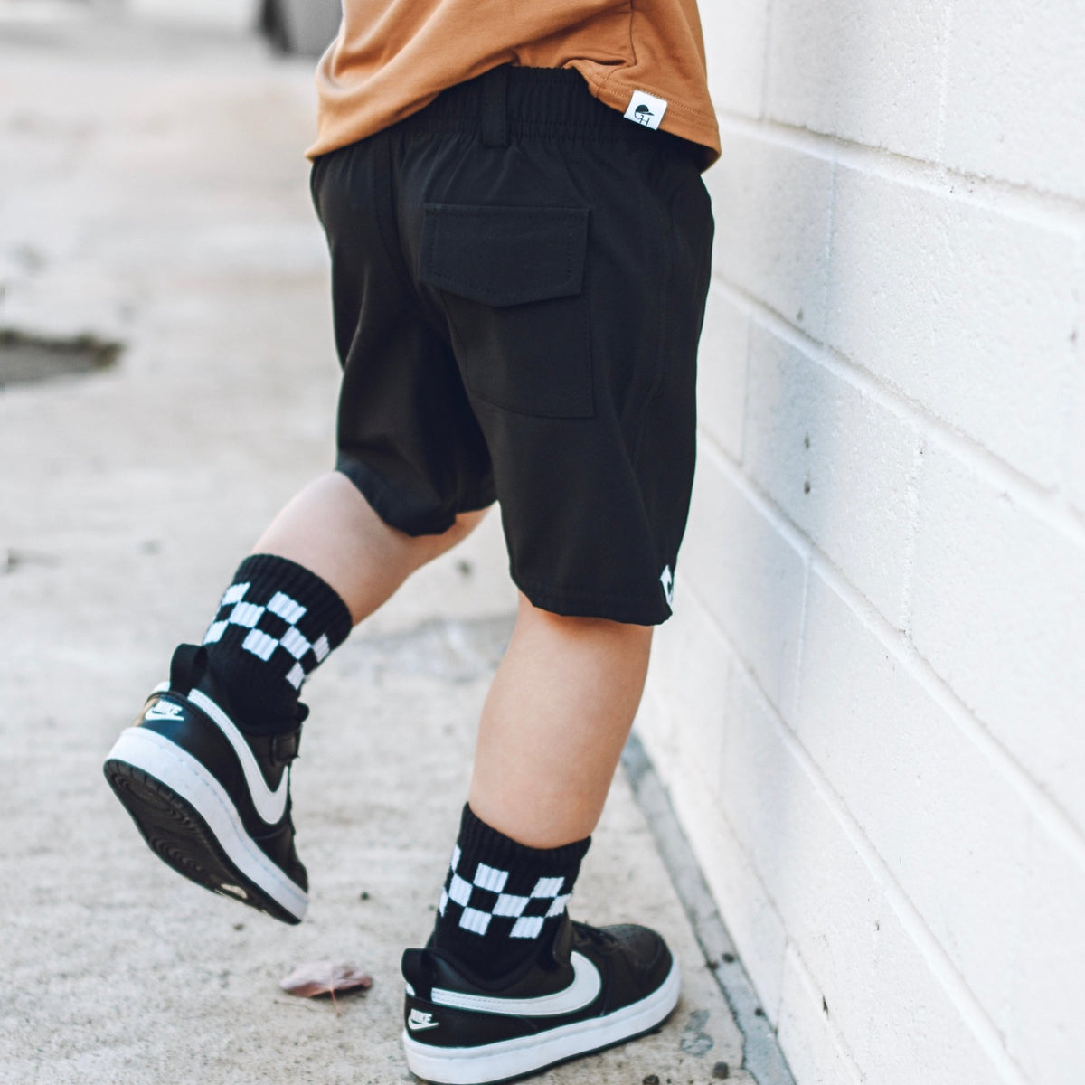 Black Hybrid Walk Shorts Shorts that will outlast perform George