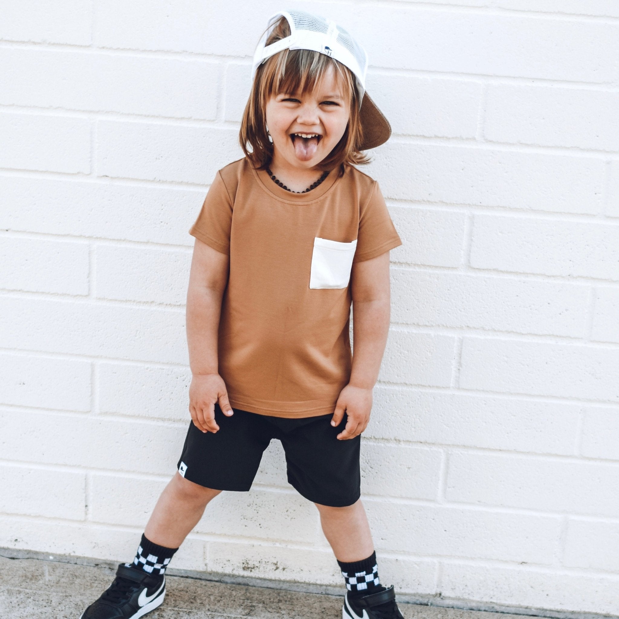 Black Hybrid Walk Shorts - George Hats