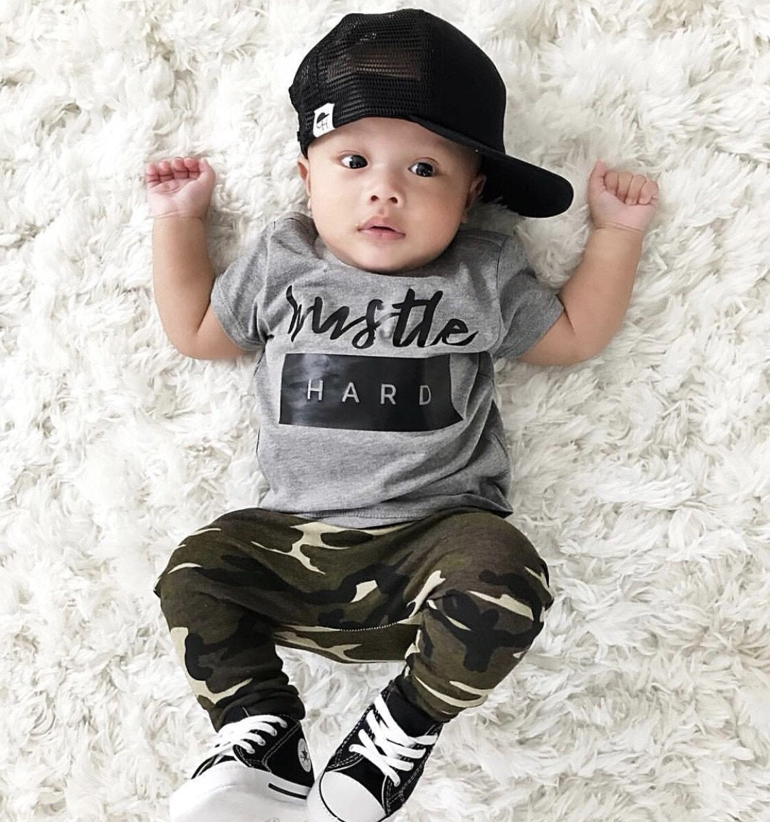 Black Trucker Hat For Toddlers - George Hats