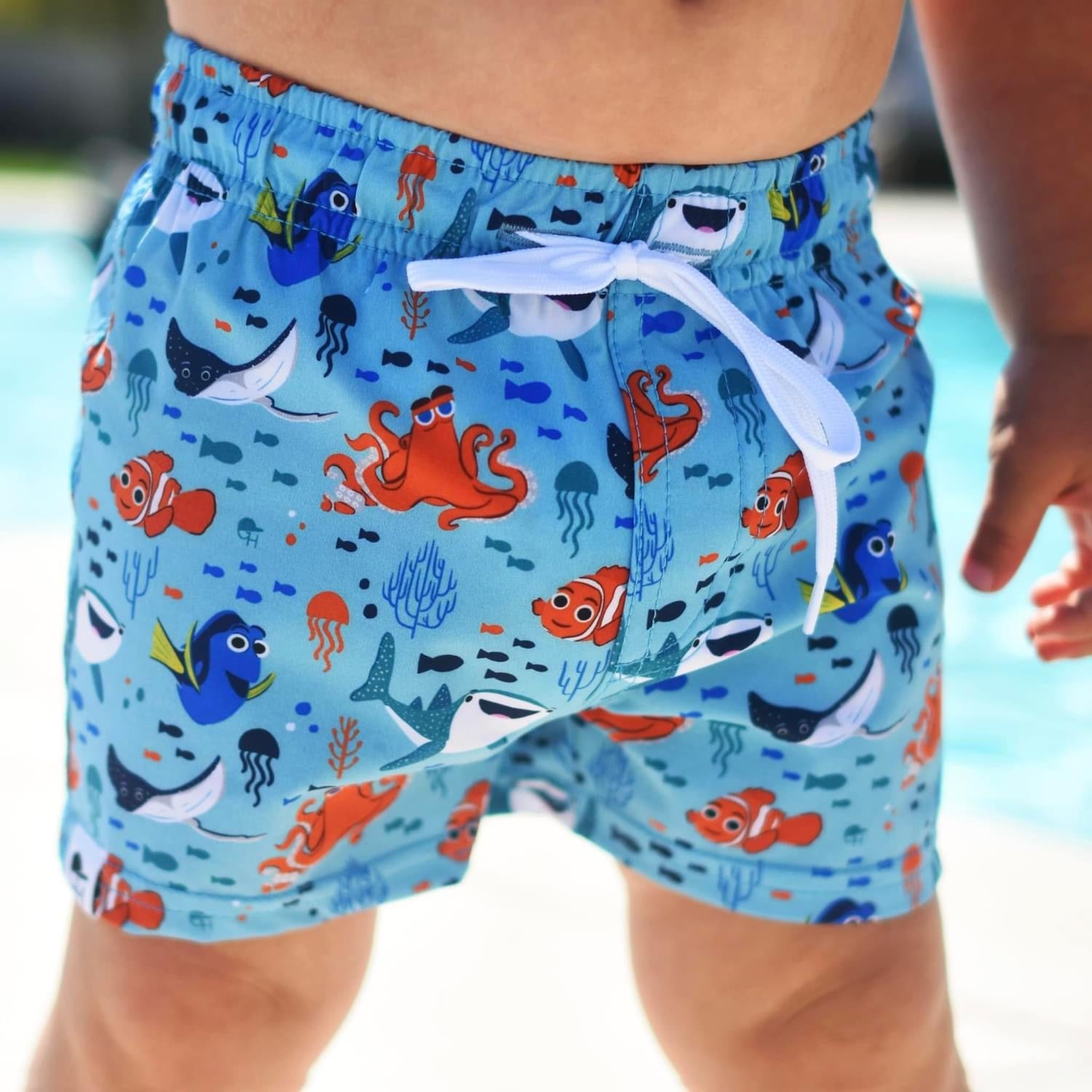 Blue Fish Hybrid Swim Shorts - George Hats