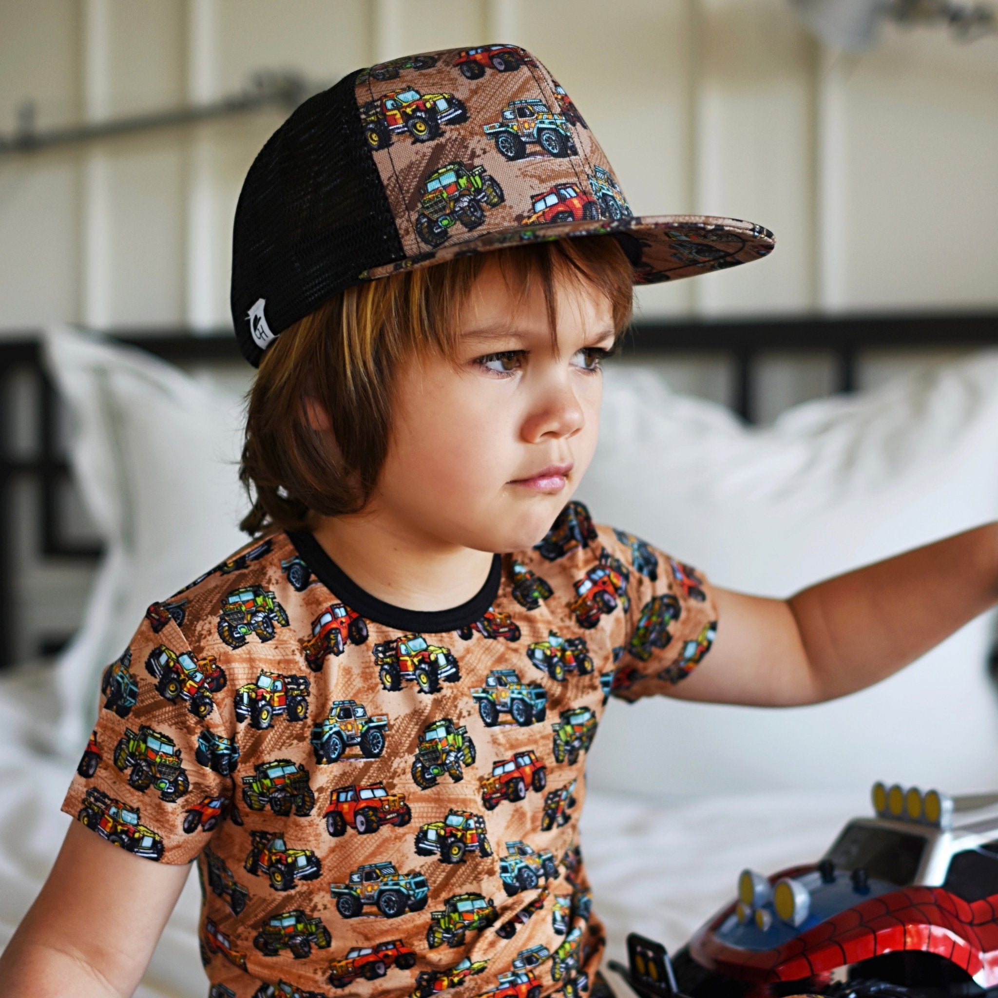 Dirt Monster Truck Trucker - George Hats