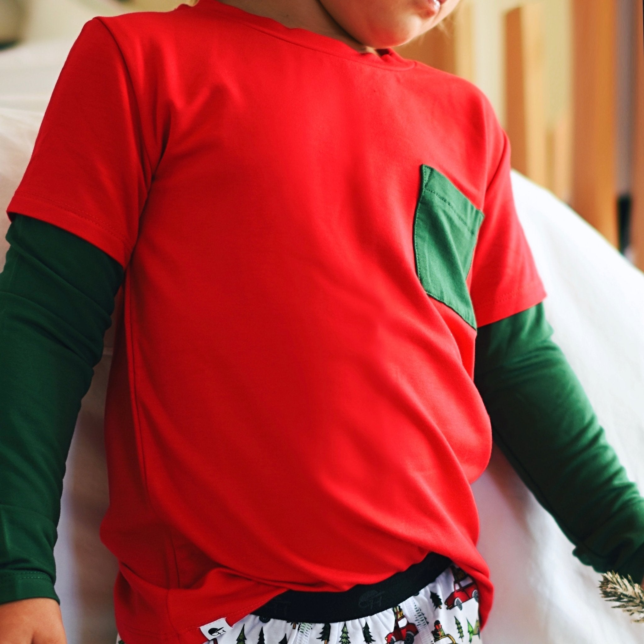 Holiday Bamboo Layered Tee - George Hats