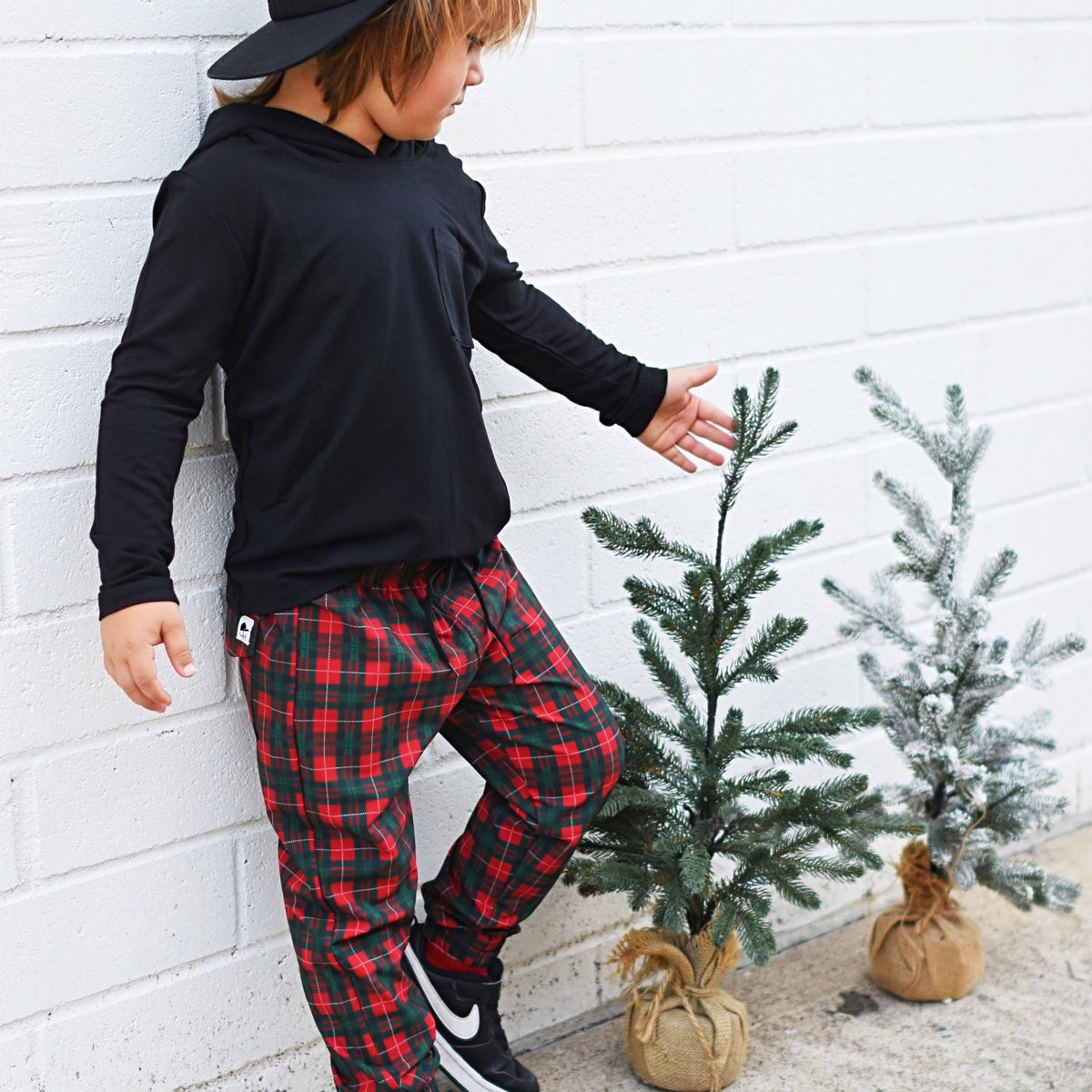 Holiday Plaid Walk Pant Jogger - George Hats