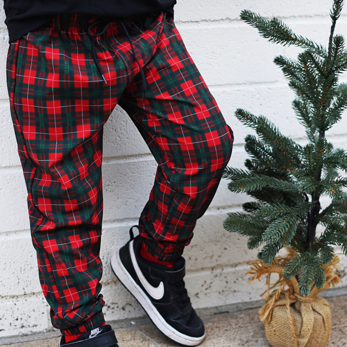 Holiday Plaid Walk Pant Jogger - George Hats