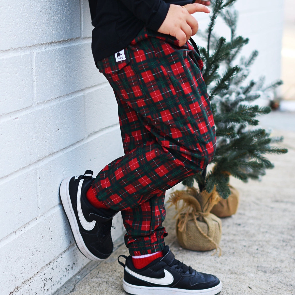 Holiday Plaid Walk Pant Jogger - George Hats