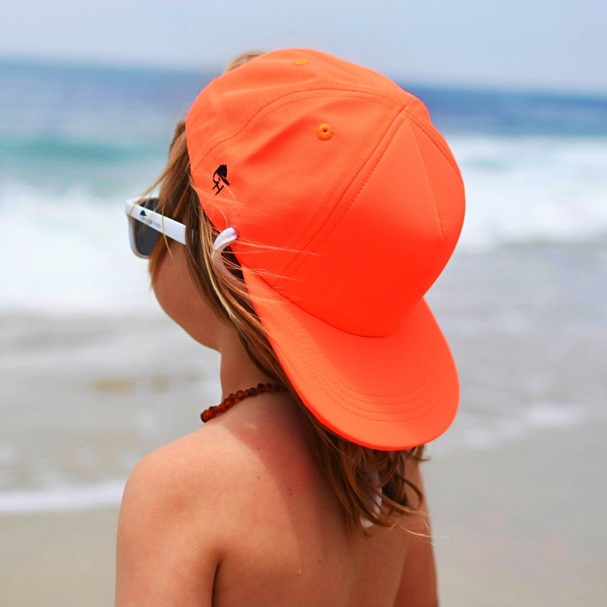Neon Orange Surf Hat
