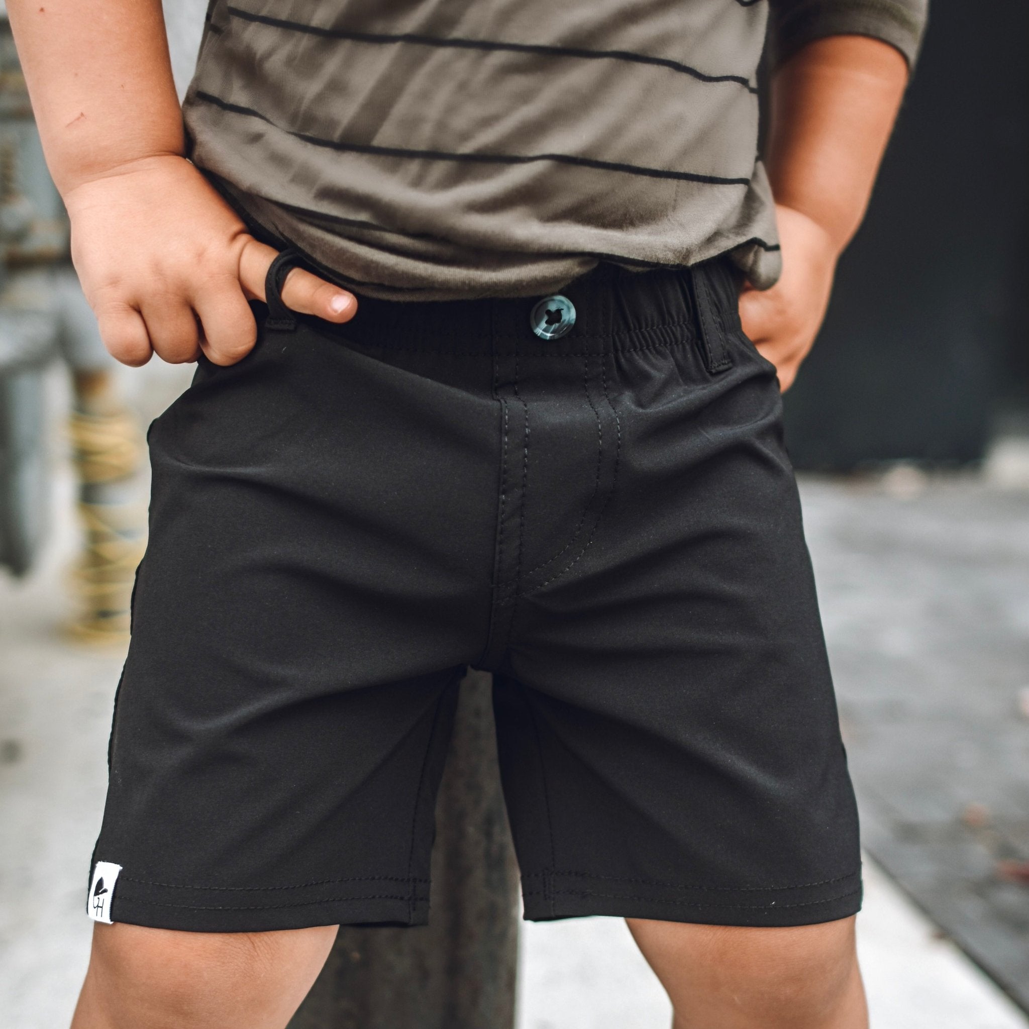 Pre-Order Black Walk Shorts - George Hats