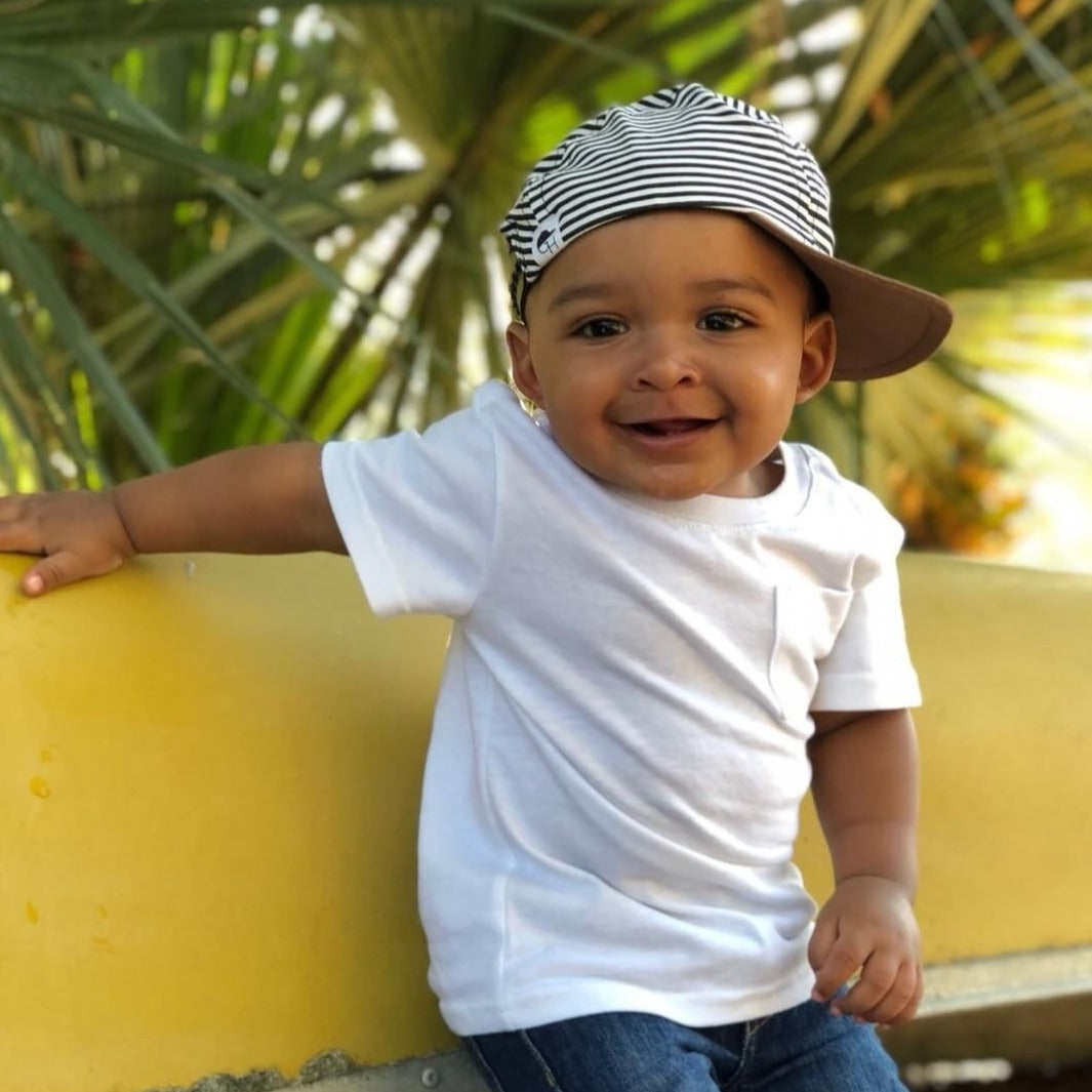 Stripe 5 Panel Trucker - George Hats