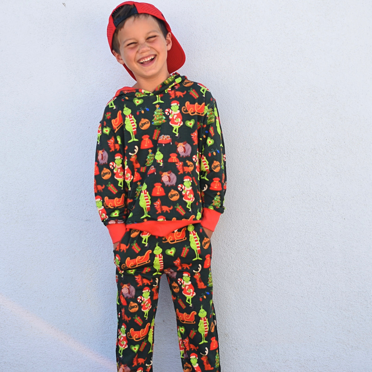 Green Guy Christmas Bamboo Hoodie + Jogger
