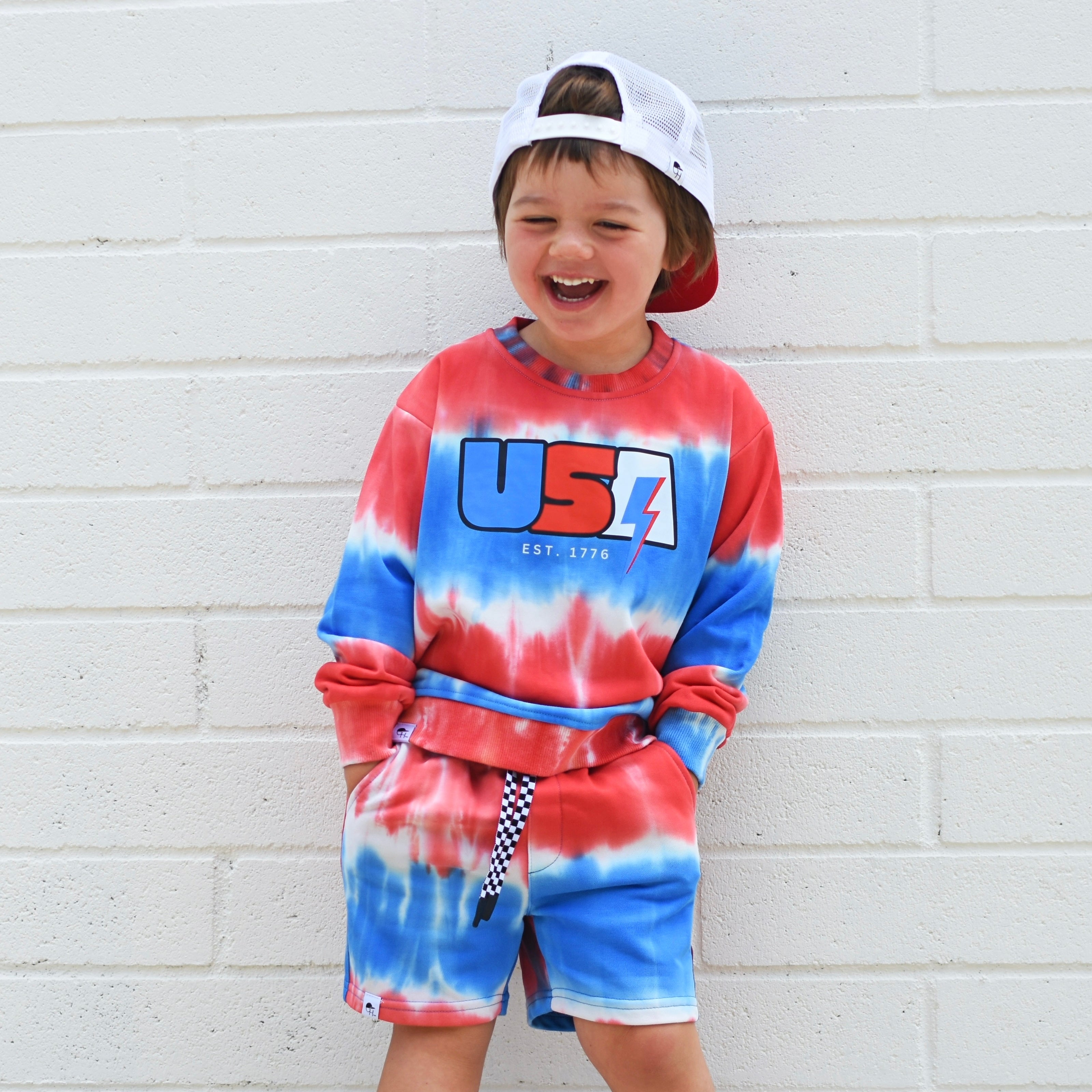 USA Cotton Terry Crew