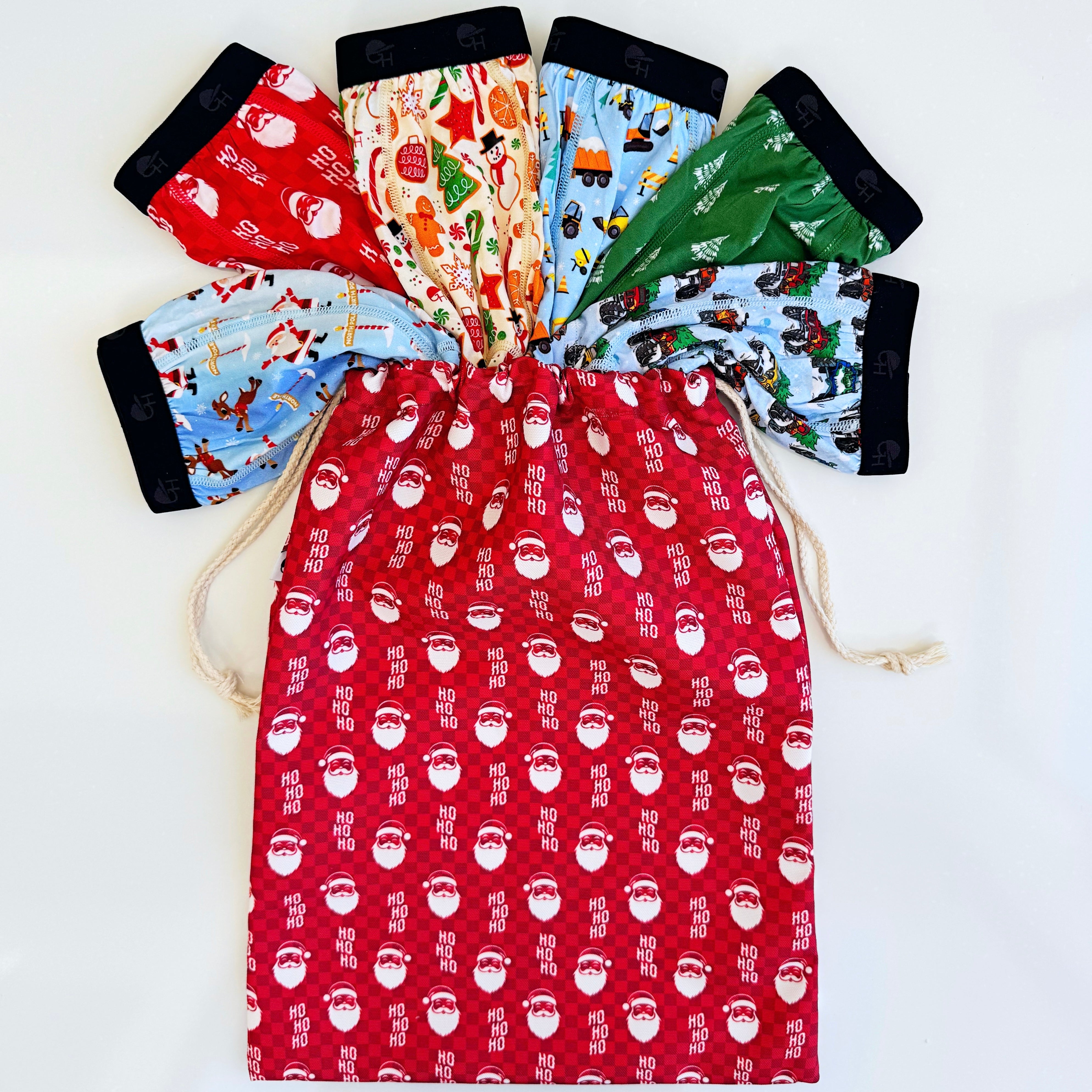 Santa Holiday Gift Bag