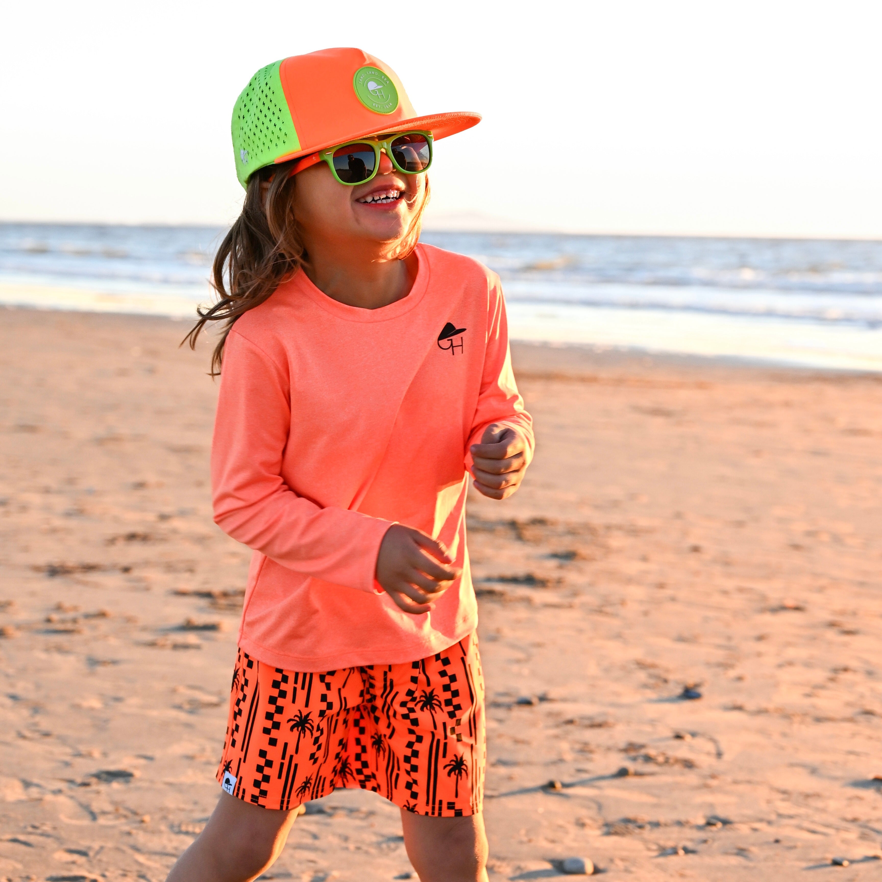 Palm Check Spotfast™ Neon Hybrid Swim Shorts | Spotfast™ High