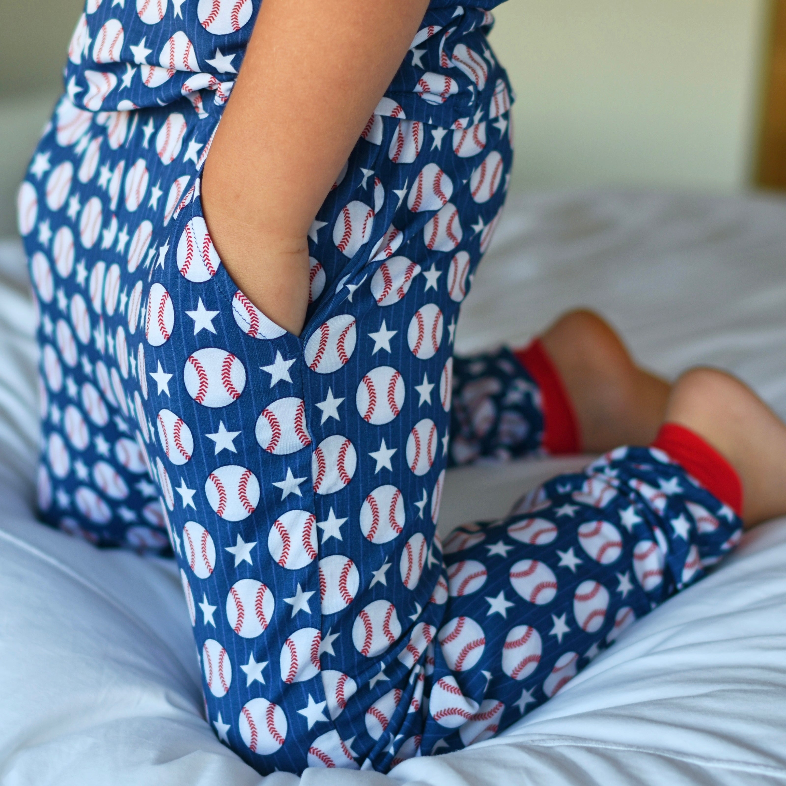 Baseball Bamboo Jogger Pajamas