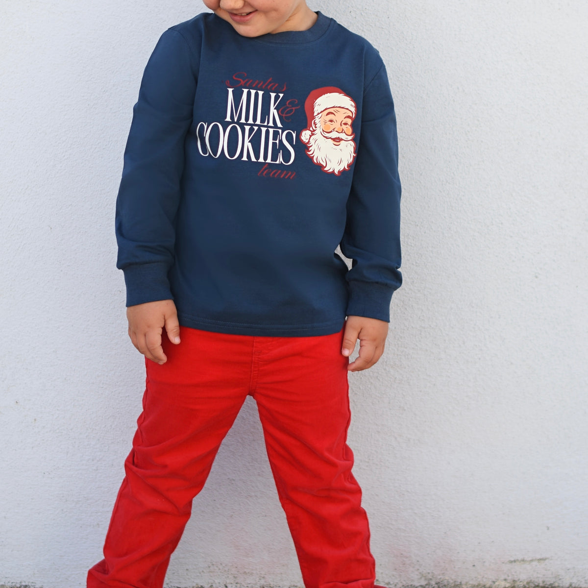 Red Straight Corduroy Pants
