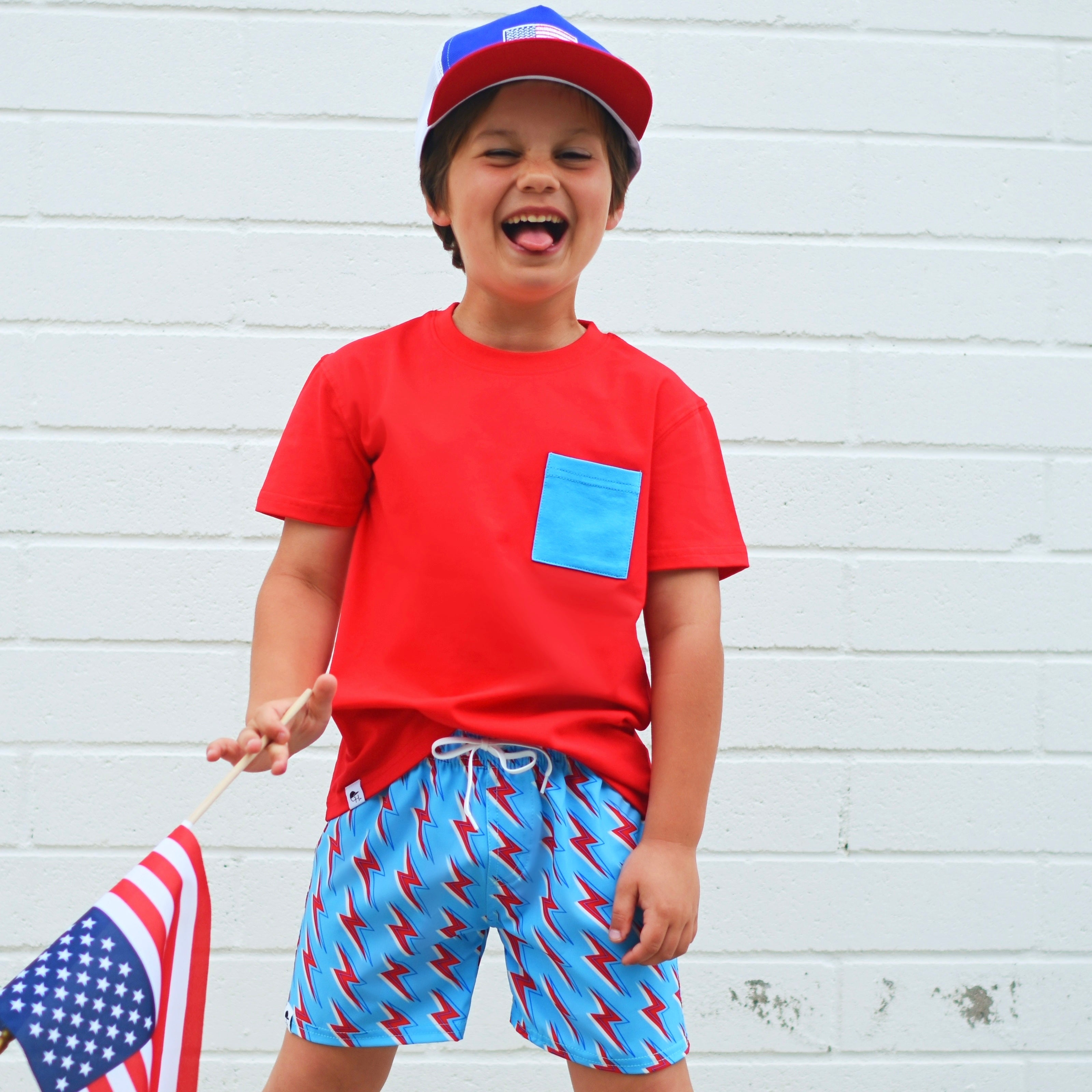 USA Bolt Hybrid Swim Shorts