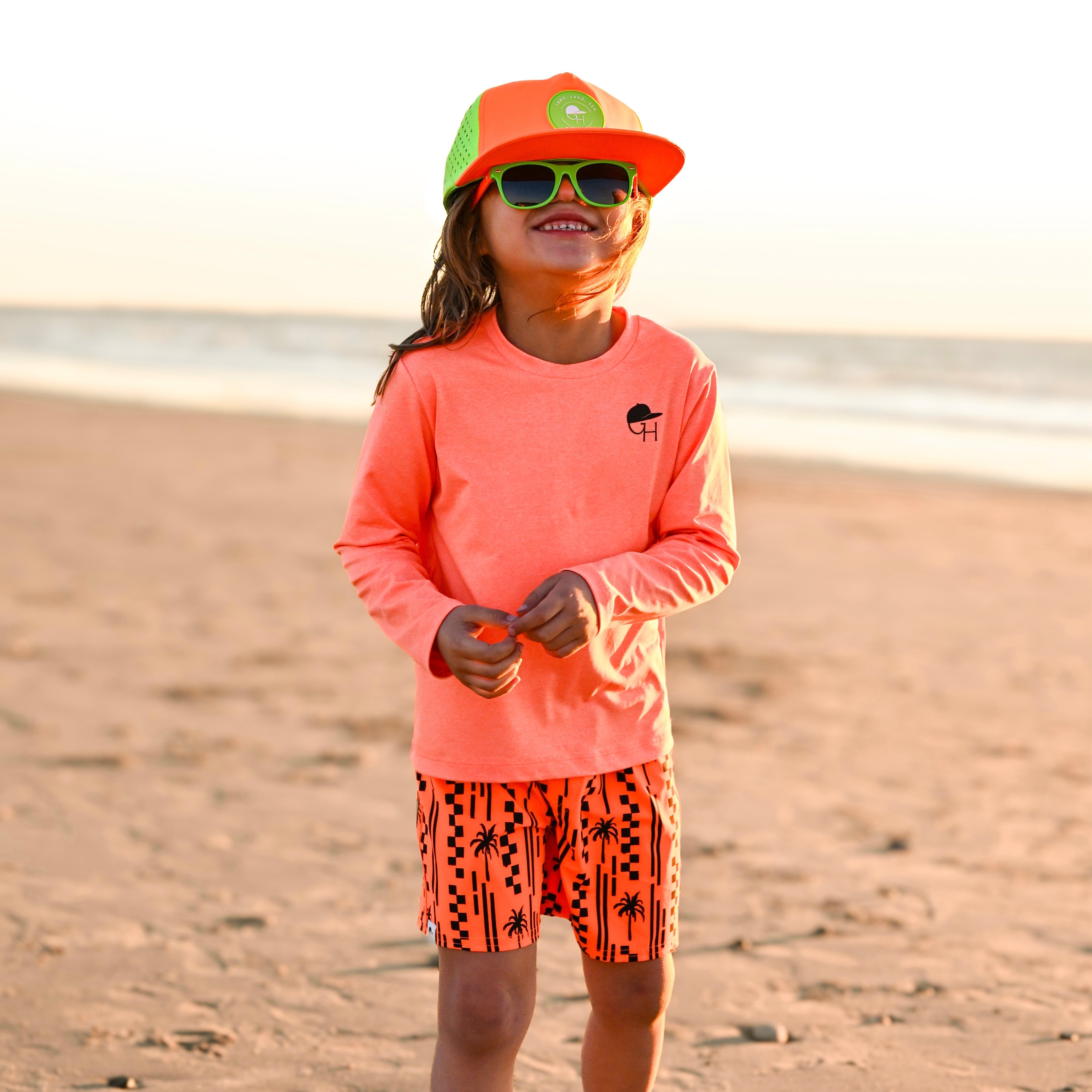 Palm Check Spotfast™ Neon Hybrid Swim Shorts