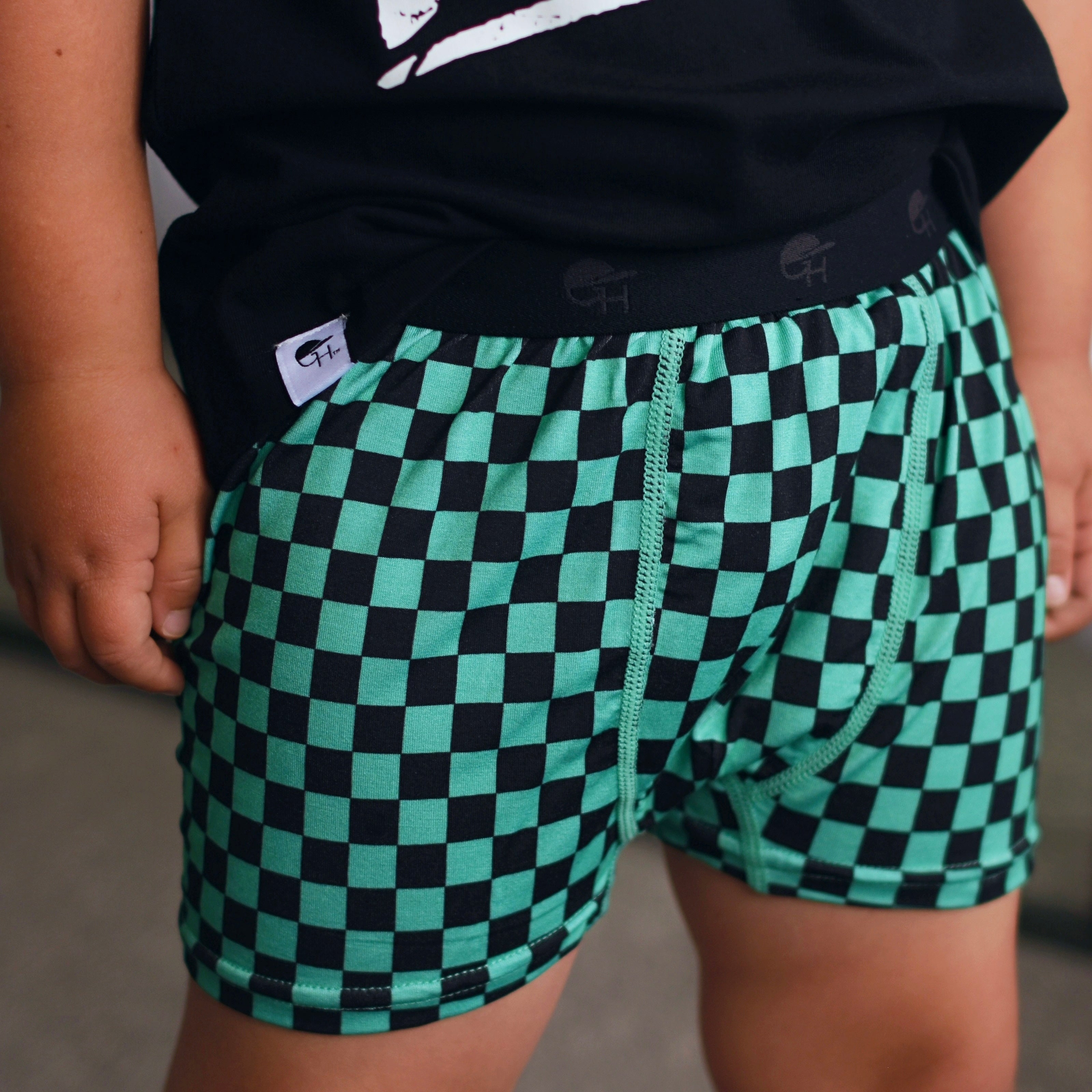 Checks Bamboo Boxer Briefs