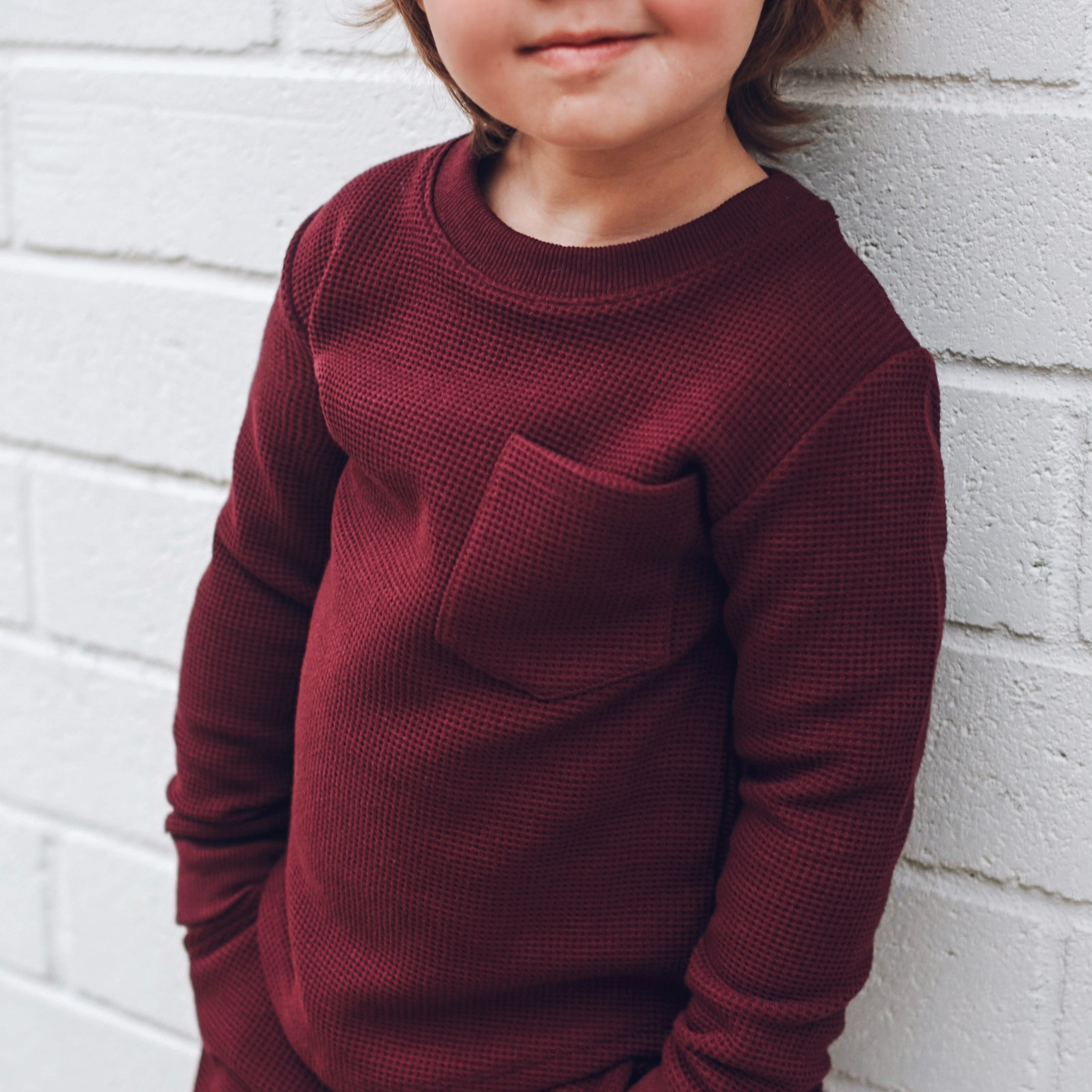 Waffle Long Sleeve Tee