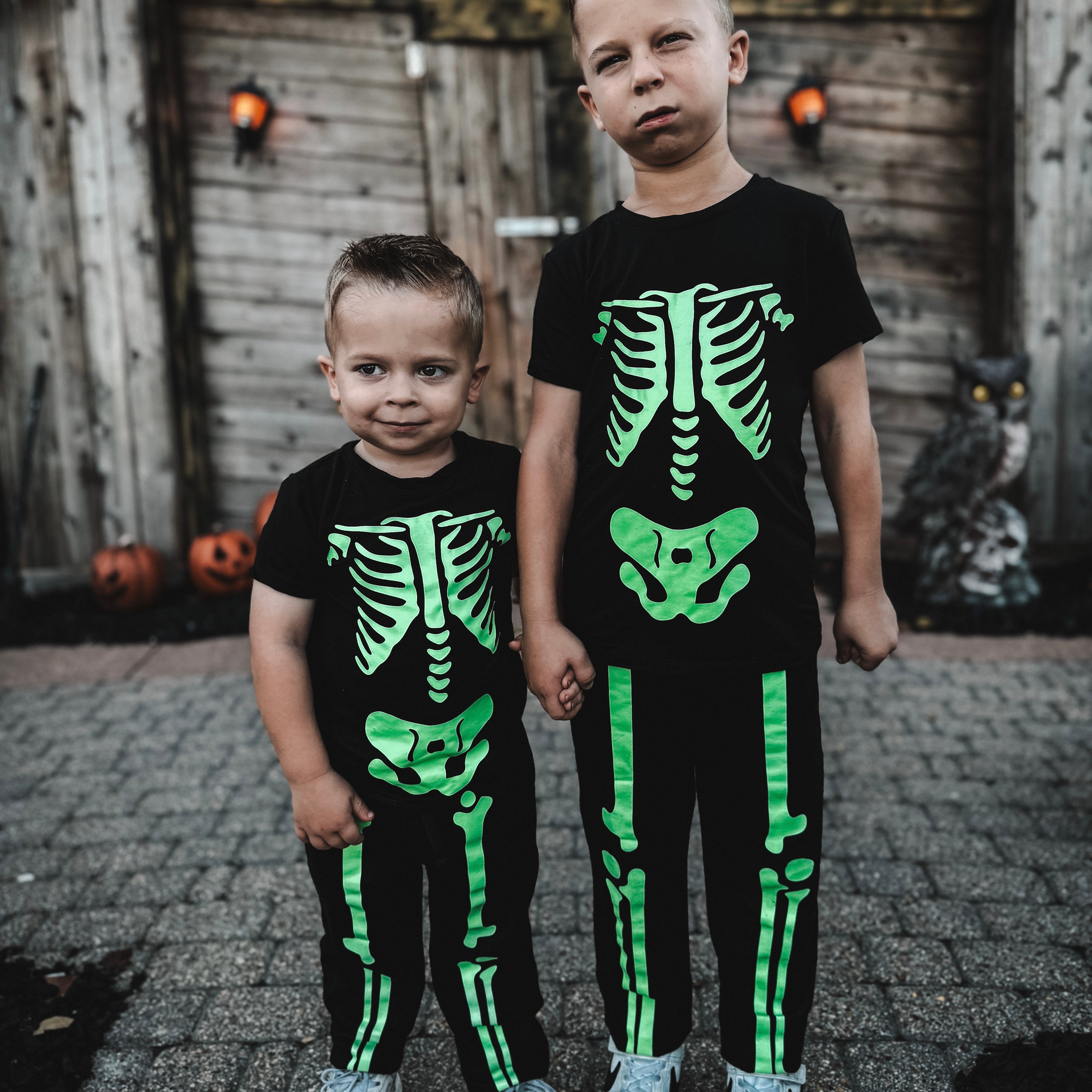 Glow in the Dark Skeleton Bamboo Tee