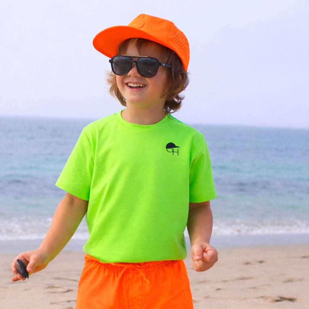 Neon Spotfast™ Sun Protection SS Swim Shirt