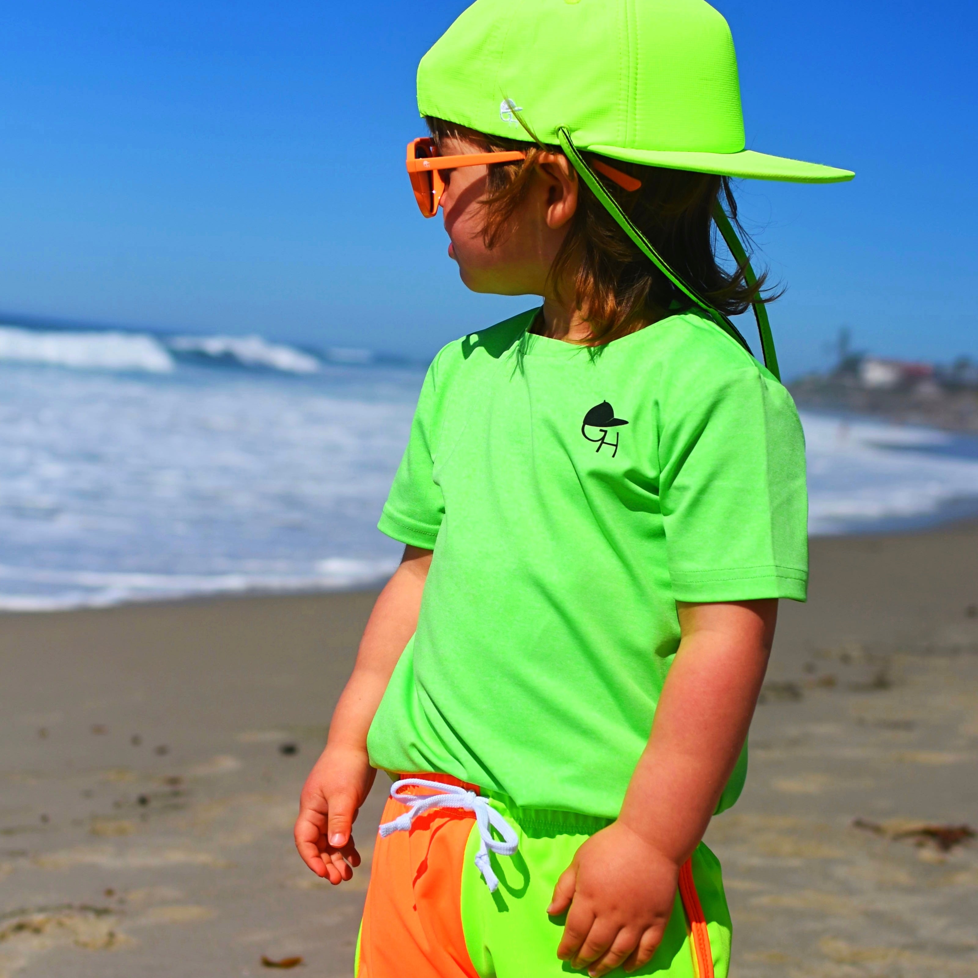 Neon Spotfast™ Sun Protection SS Swim Shirt