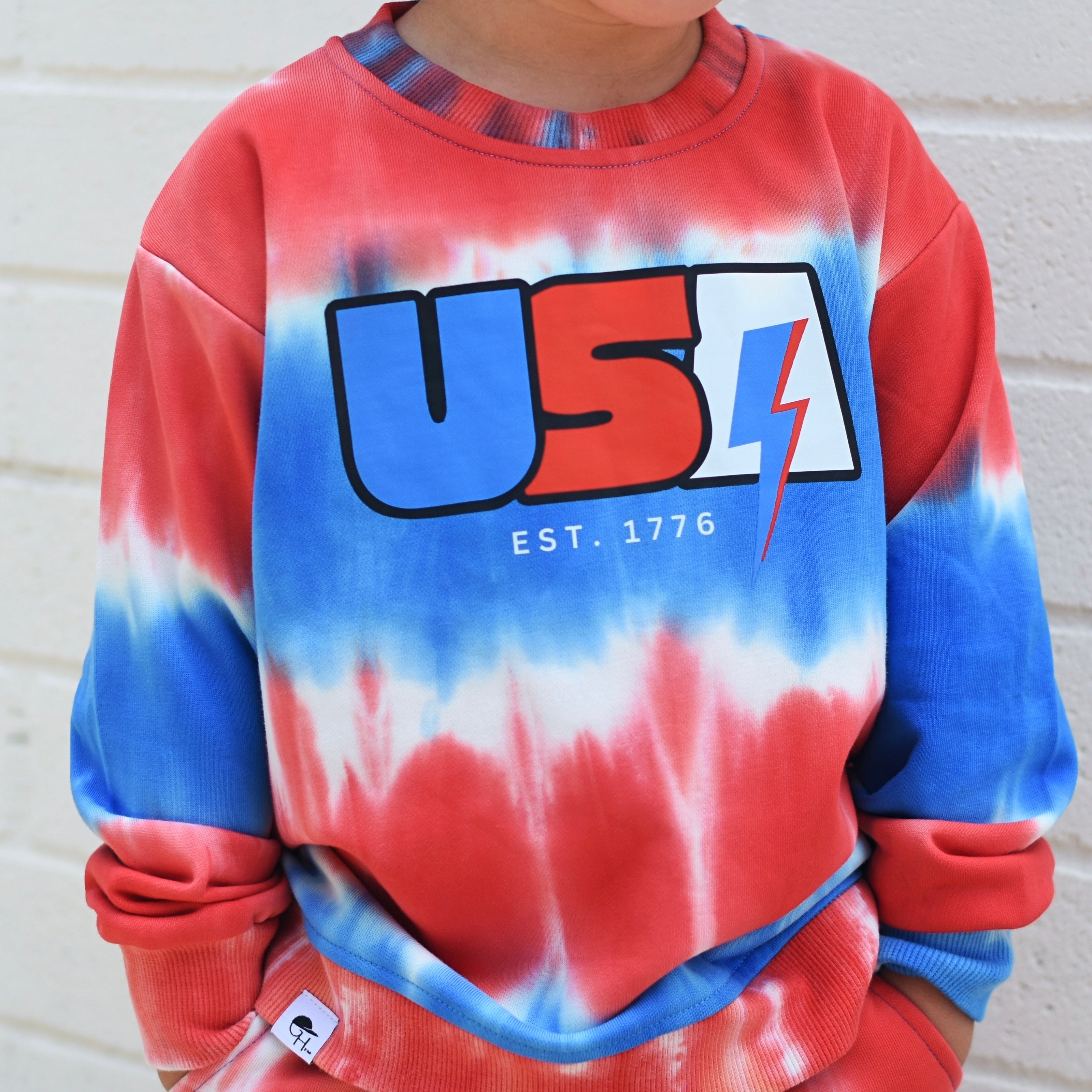 USA Cotton Terry Crew