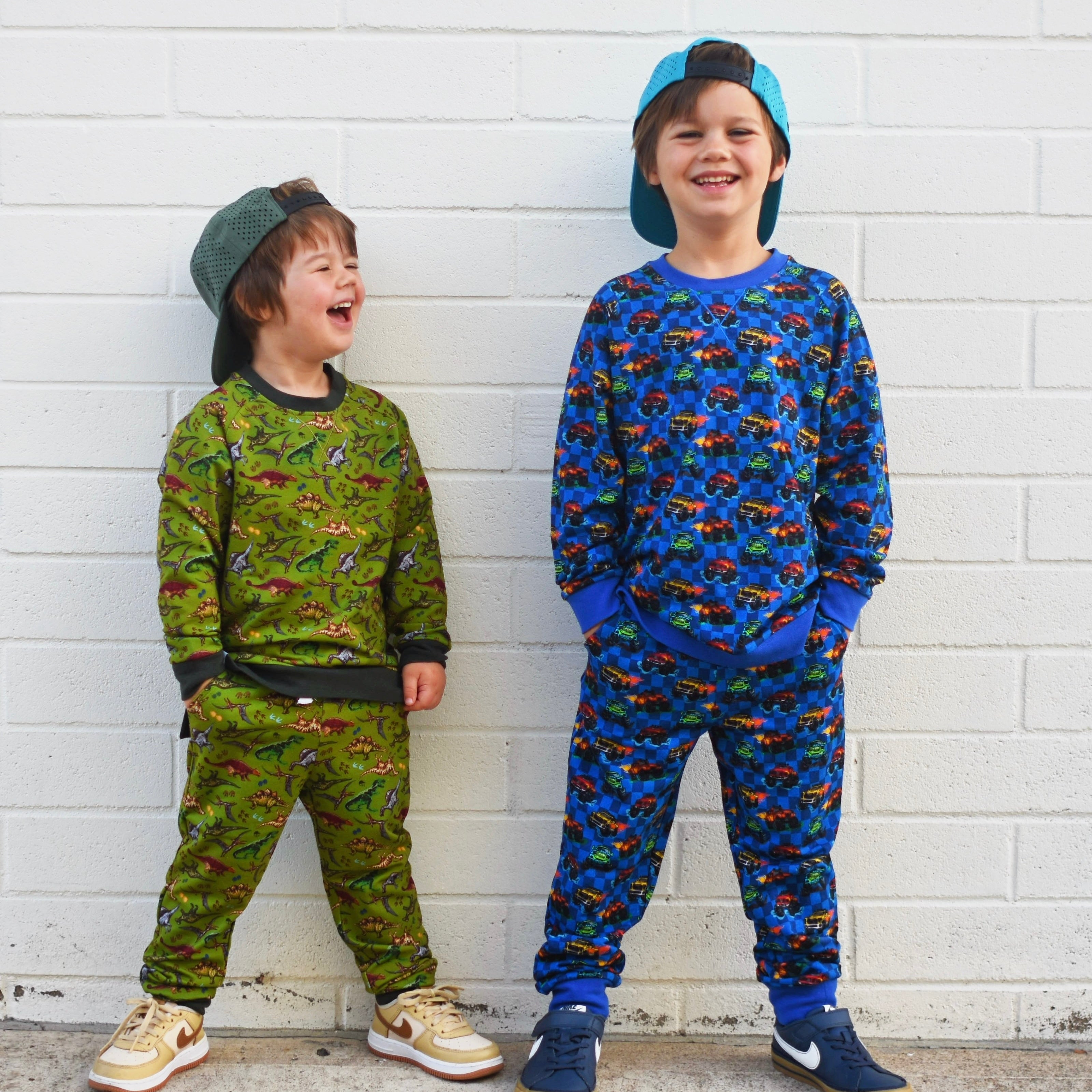 Dino Bamboo Crew Top + Jogger