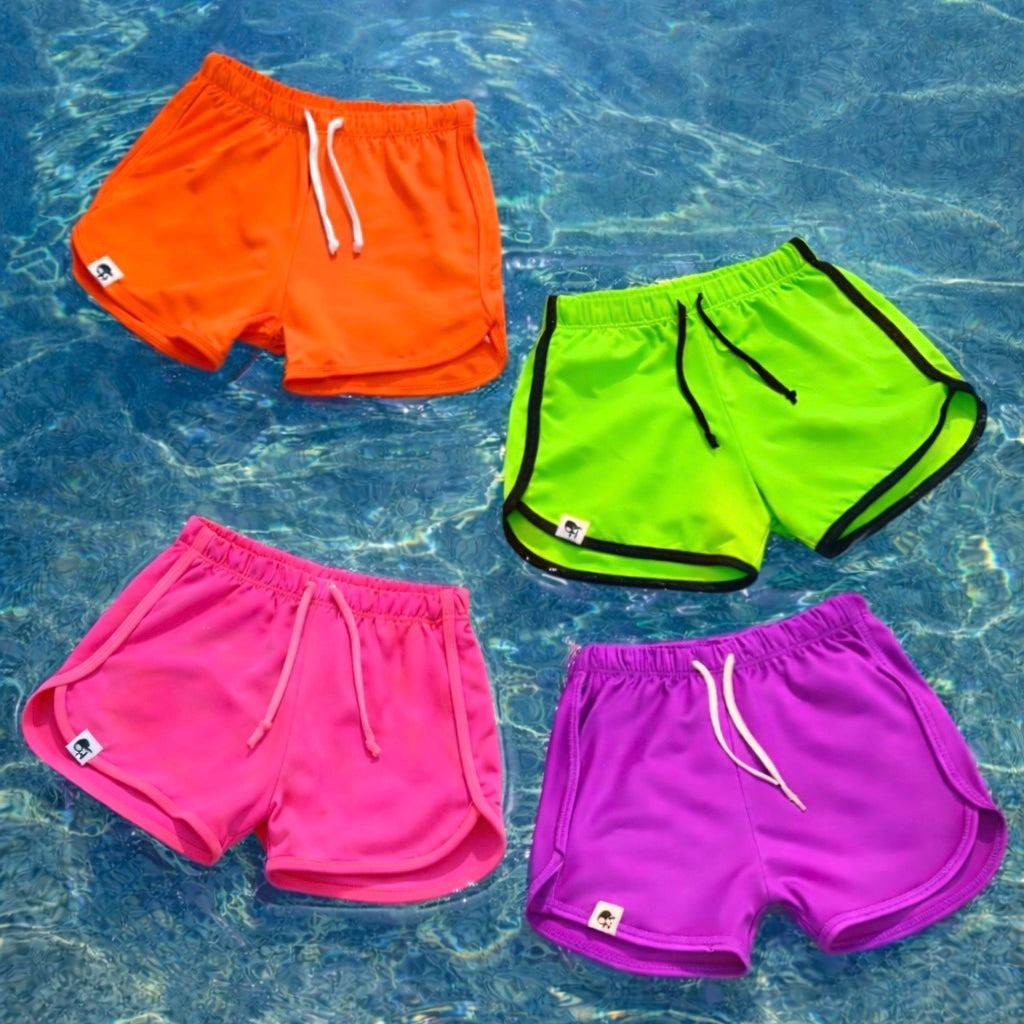 Neon Essential Spotfast™ Track Swim Shorts | Swimsafe™ Boys Swim