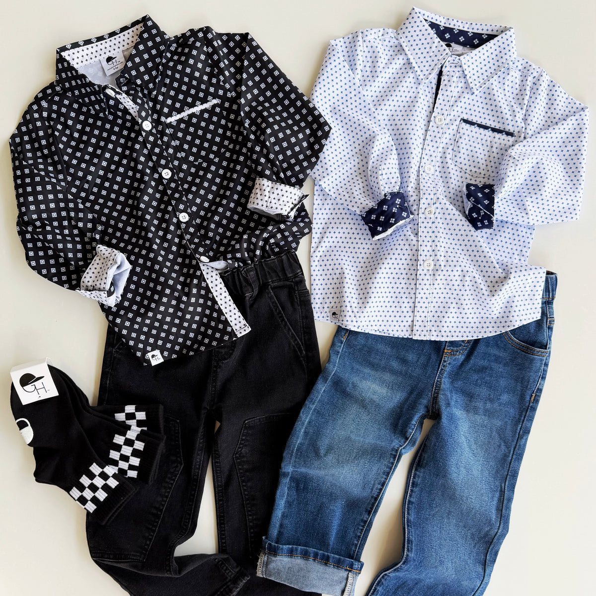 Long Sleeve Collared Shirt