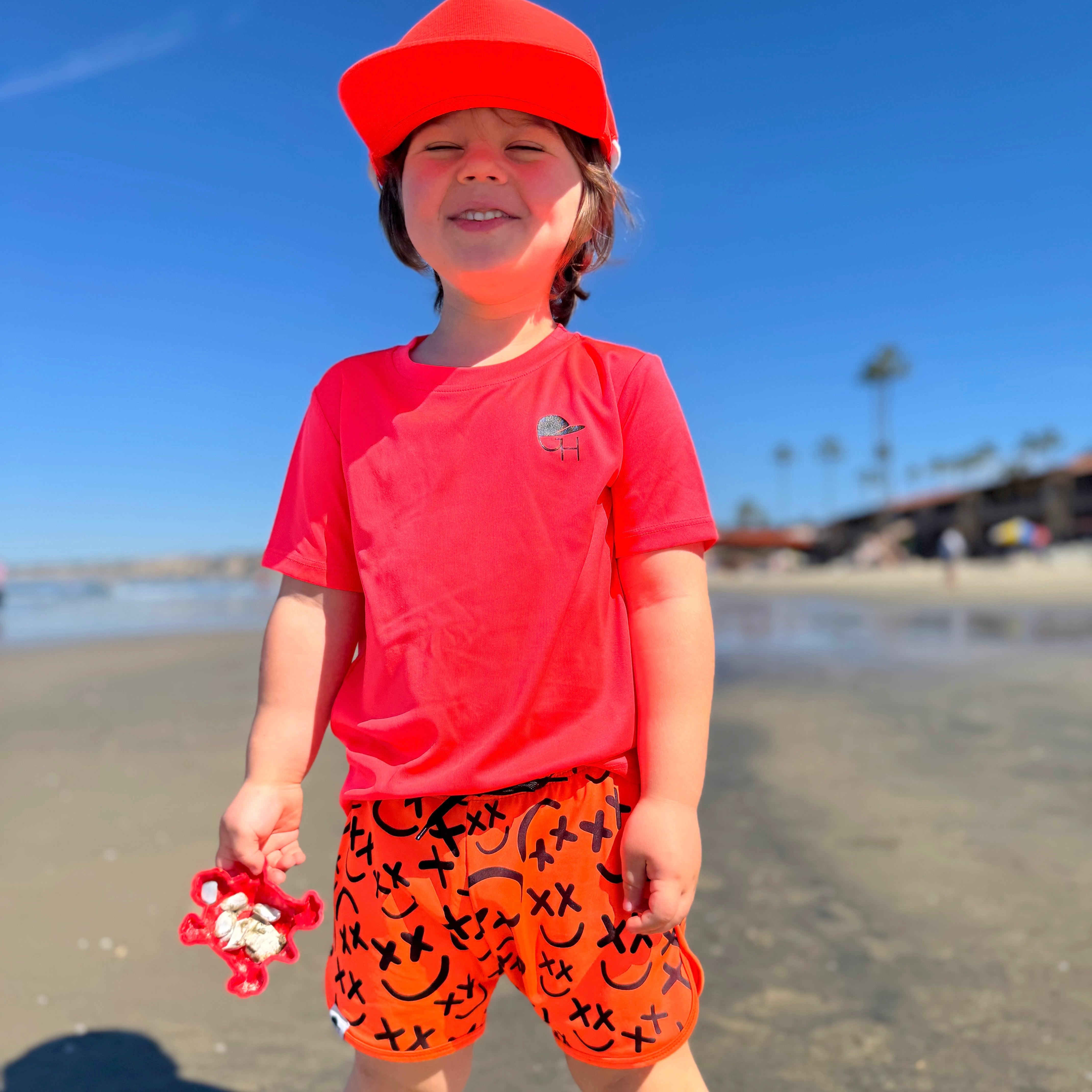 Smiley Neon Spotfast™ Track Swim Shorts