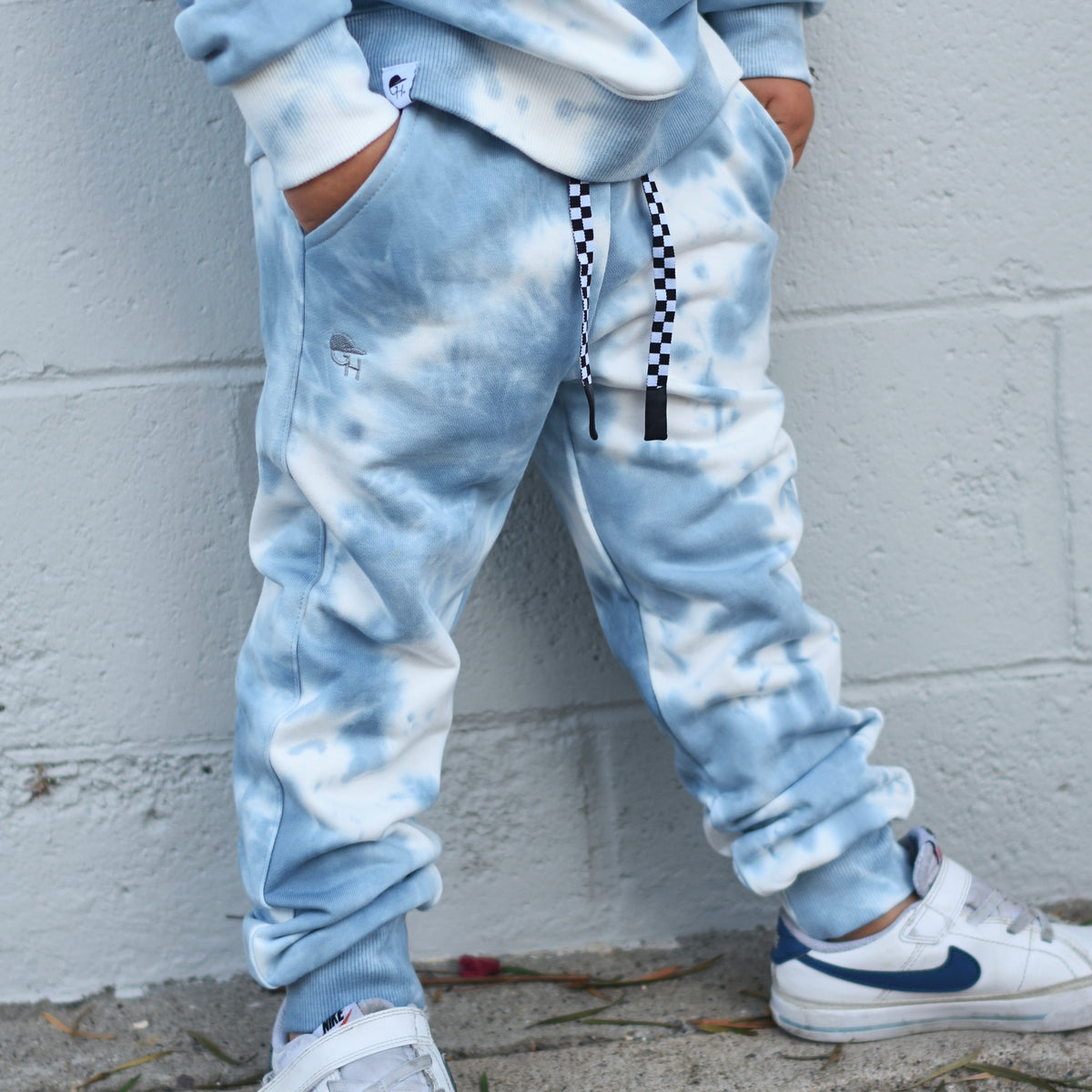 Tie-Dye Terry Crew Top + Jogger